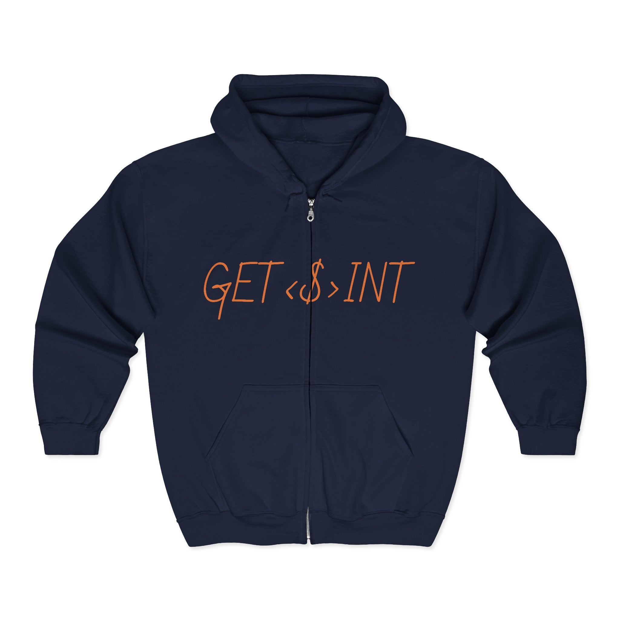 Get <$> Int Full-Zip Hoodie — Casual Activewear Zip-Up