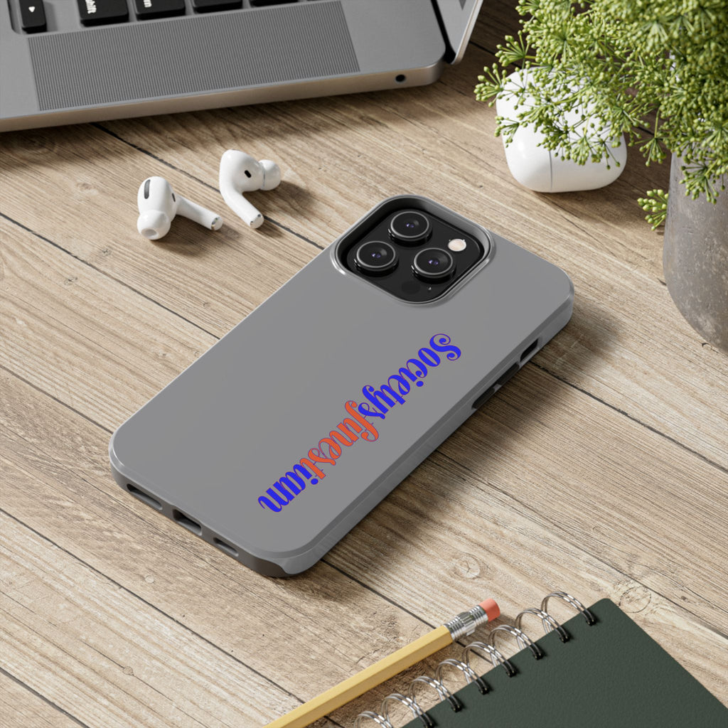 Society's Finest iam Tough Phone Case — Bold Political Statement Protective Cover