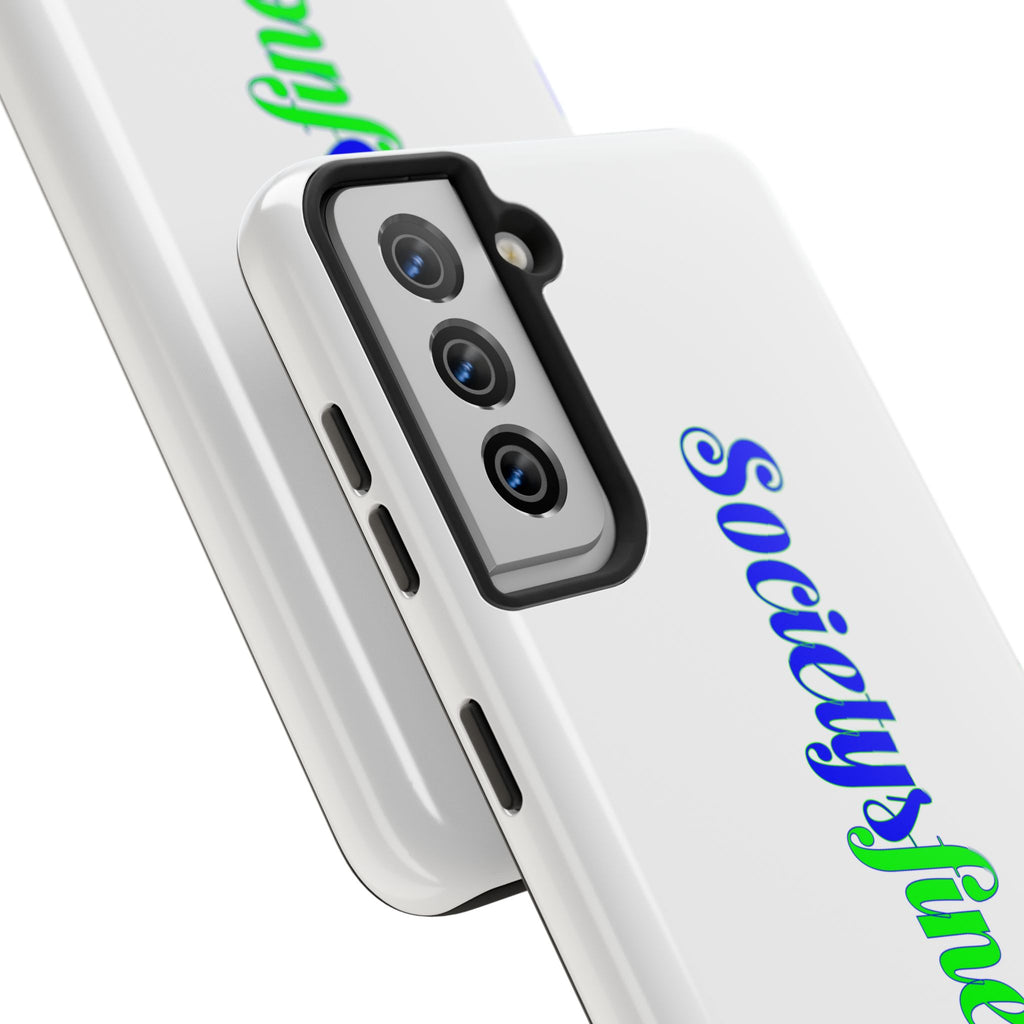 Society’s Finest-iam Tough Phone Case — Colorful Script Protective Phone Cover