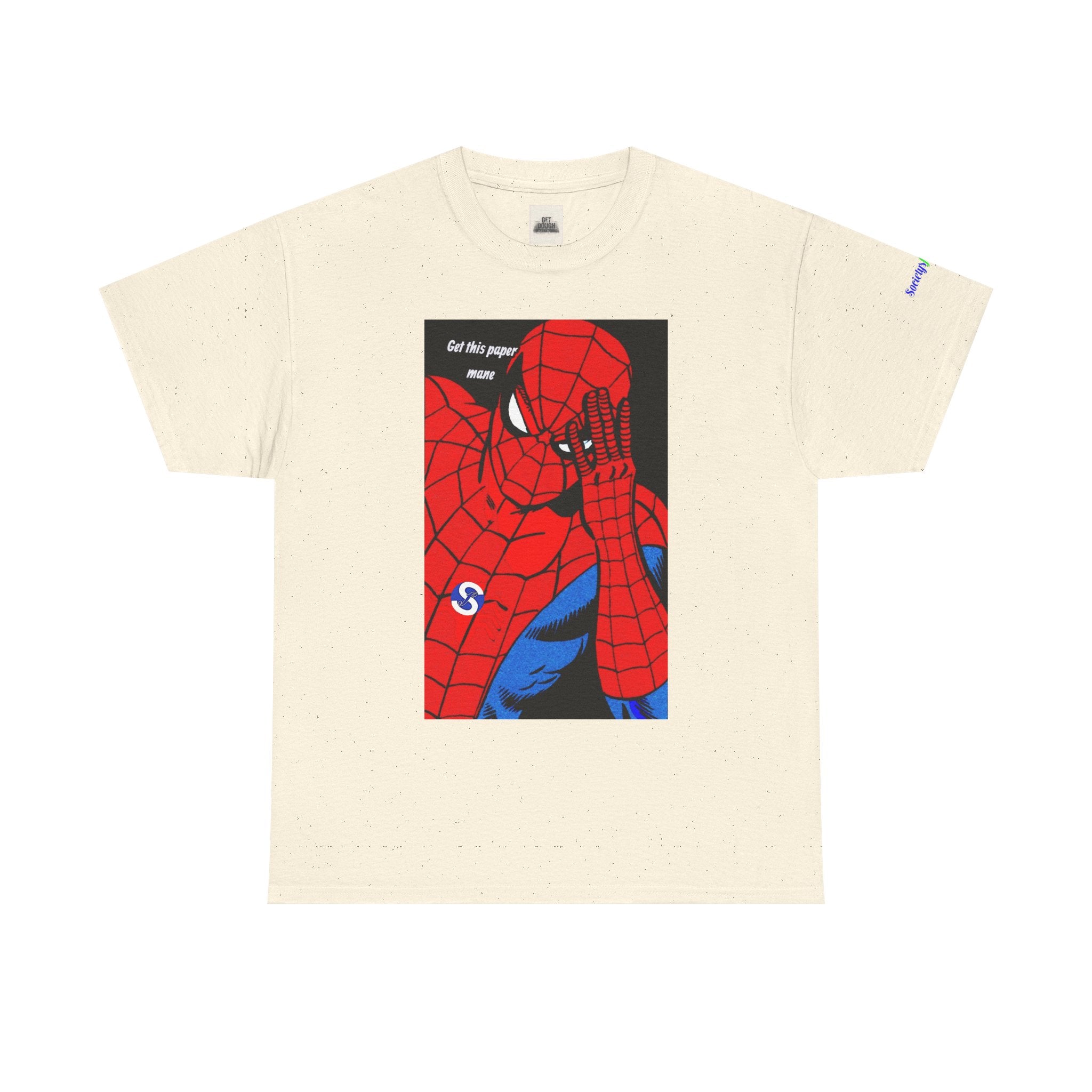 (SF)  Comic Tee — "Get This Paper?" Retro Pop Art T-Shirt