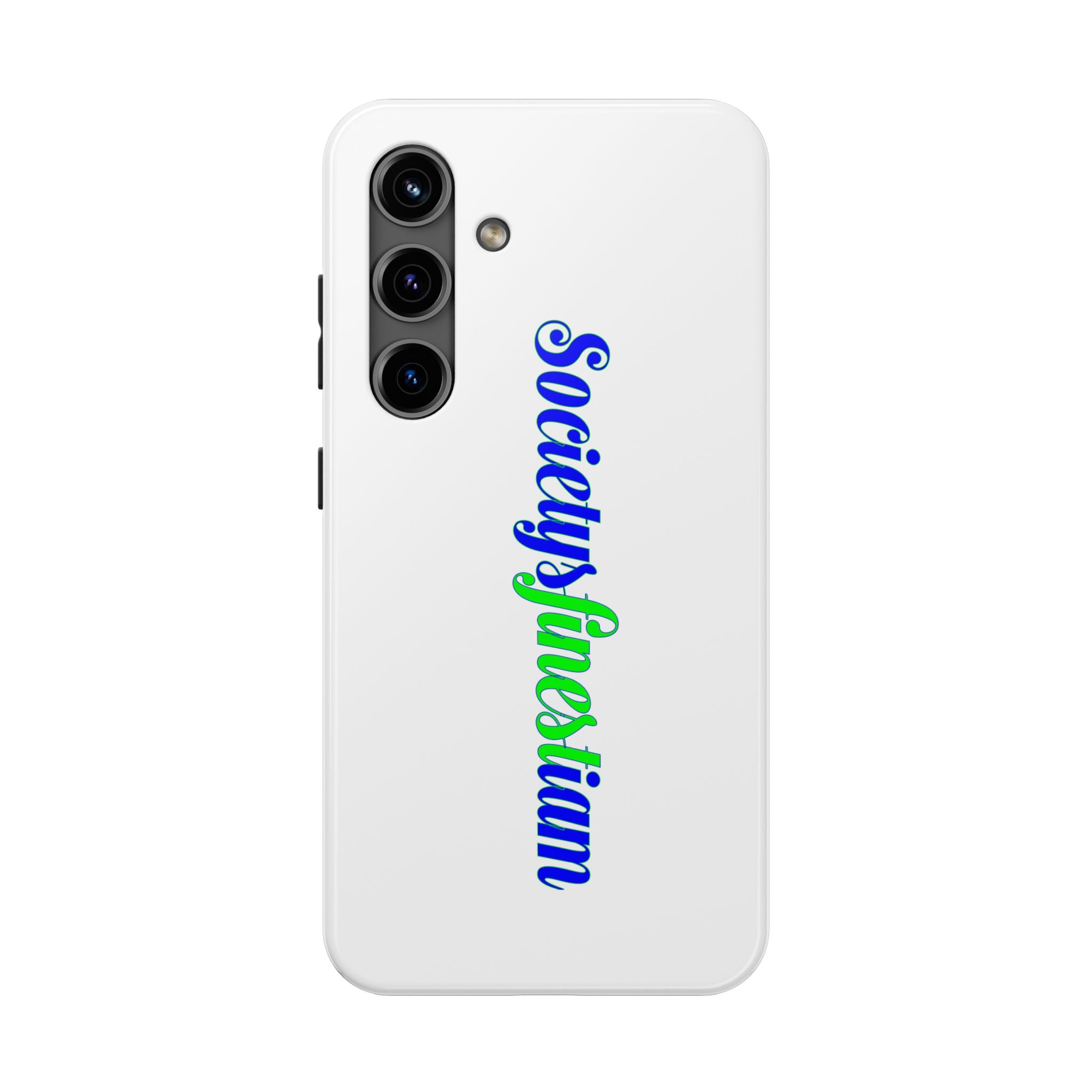 Society’s Finest-iam Tough Phone Case — Colorful Script Protective Phone Cover