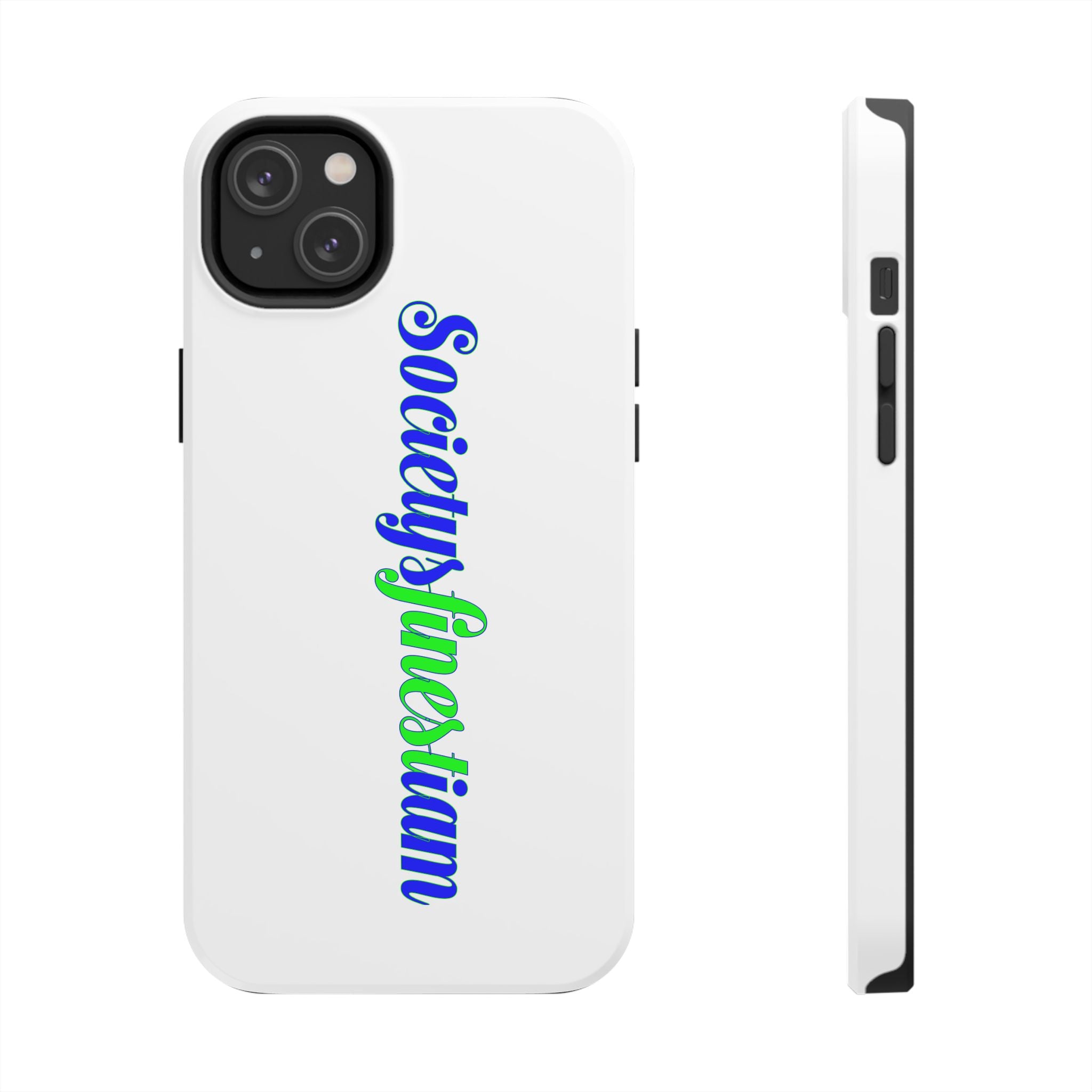 Society’s Finest-iam Tough Phone Case — Colorful Script Protective Phone Cover
