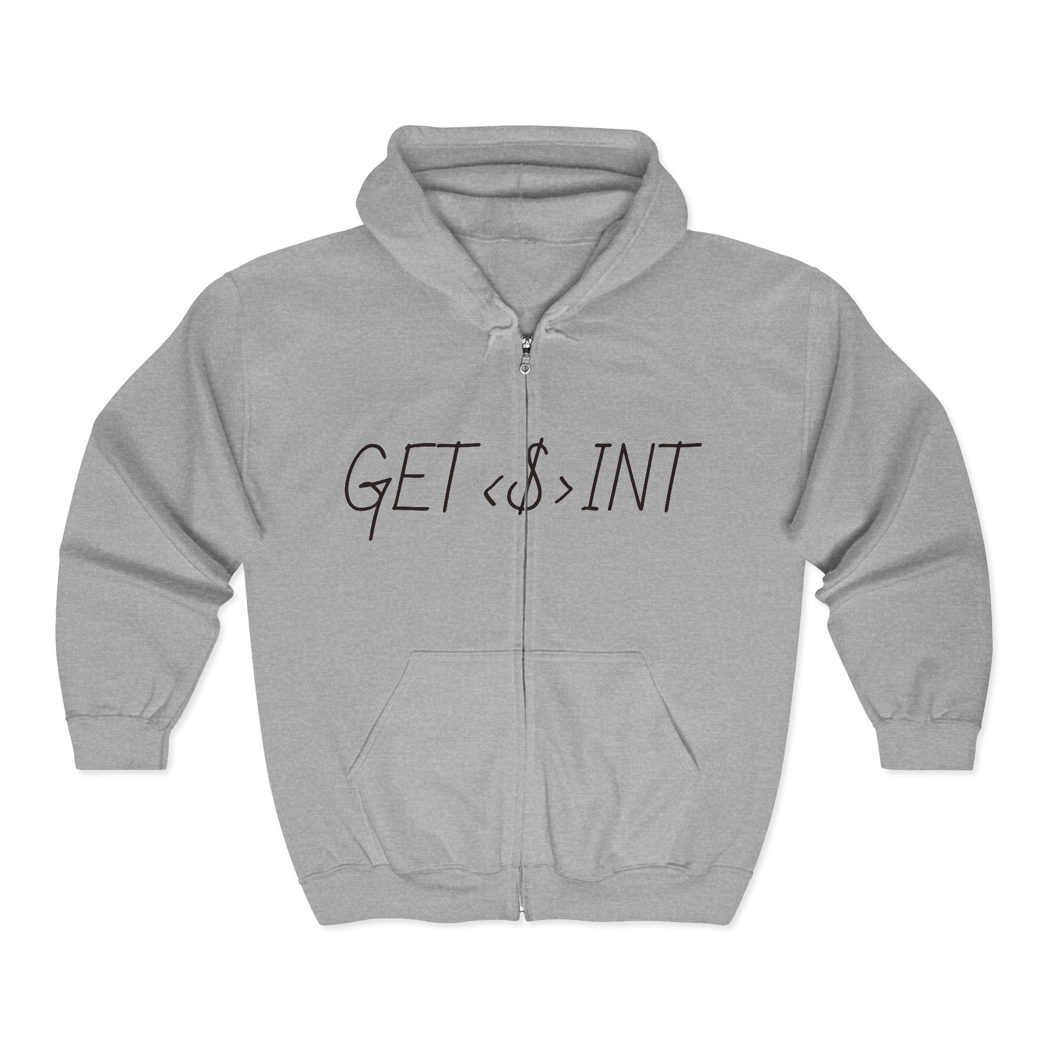 Get <$> Int Full-Zip Hoodie — Casual Activewear Zip-Up