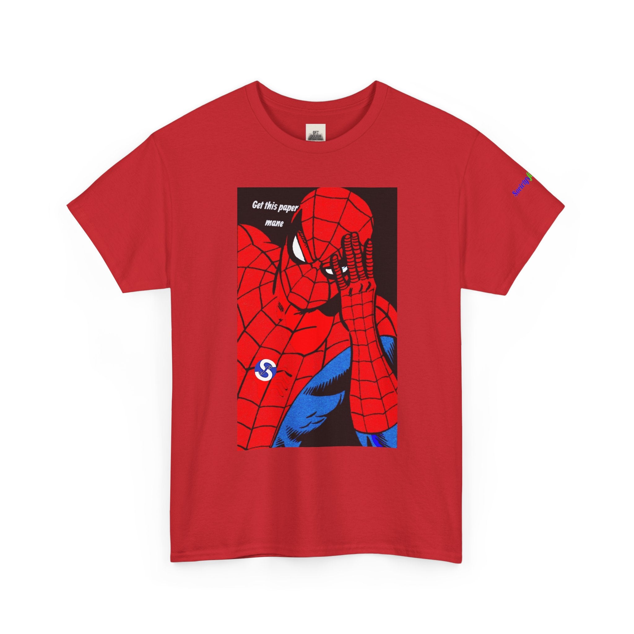 (SF)  Comic Tee — "Get This Paper?" Retro Pop Art T-Shirt