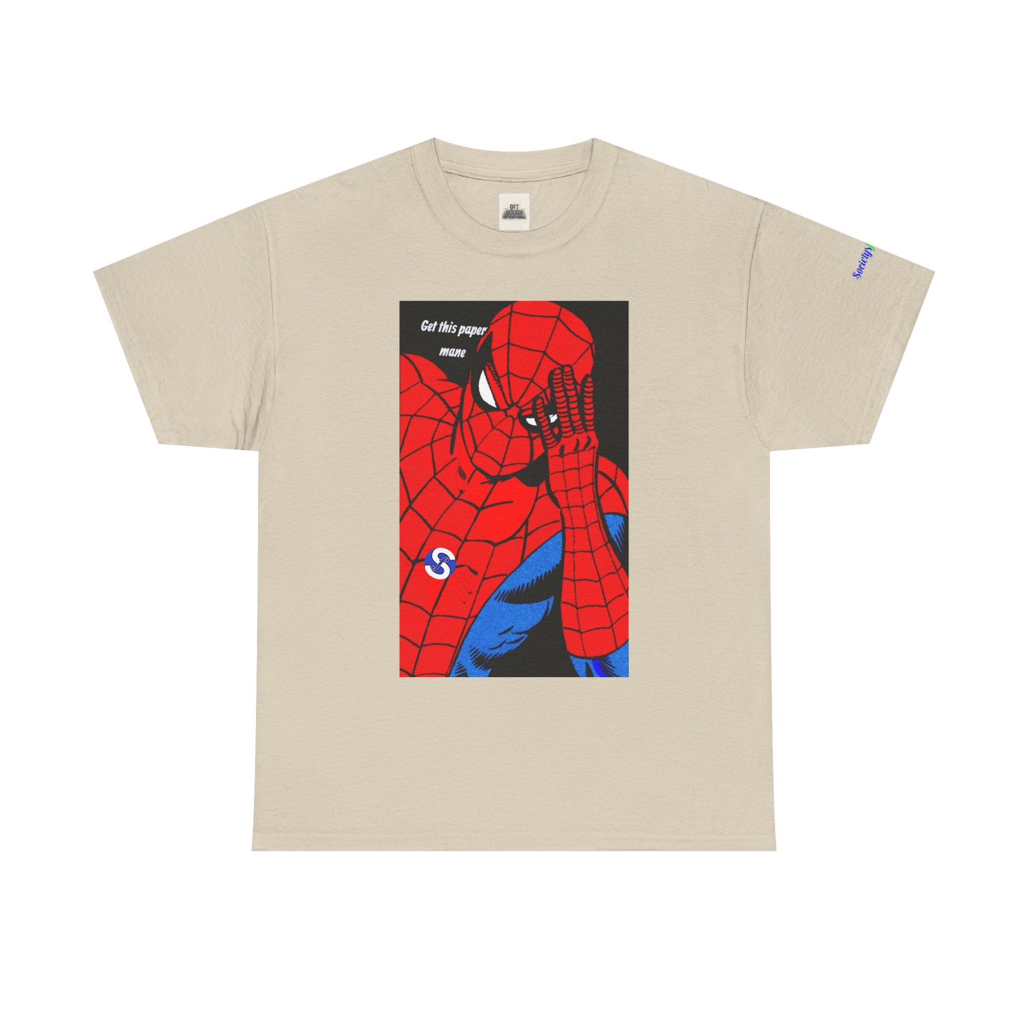 (SF)  Comic Tee — "Get This Paper?" Retro Pop Art T-Shirt