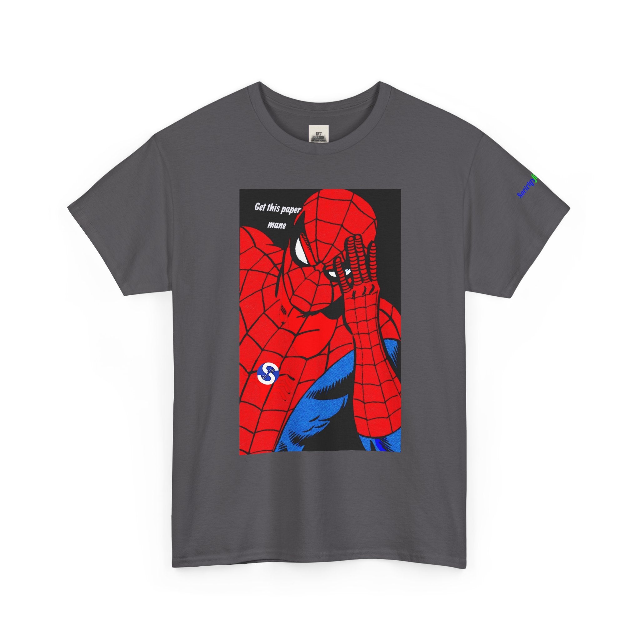 (SF)  Comic Tee — "Get This Paper?" Retro Pop Art T-Shirt
