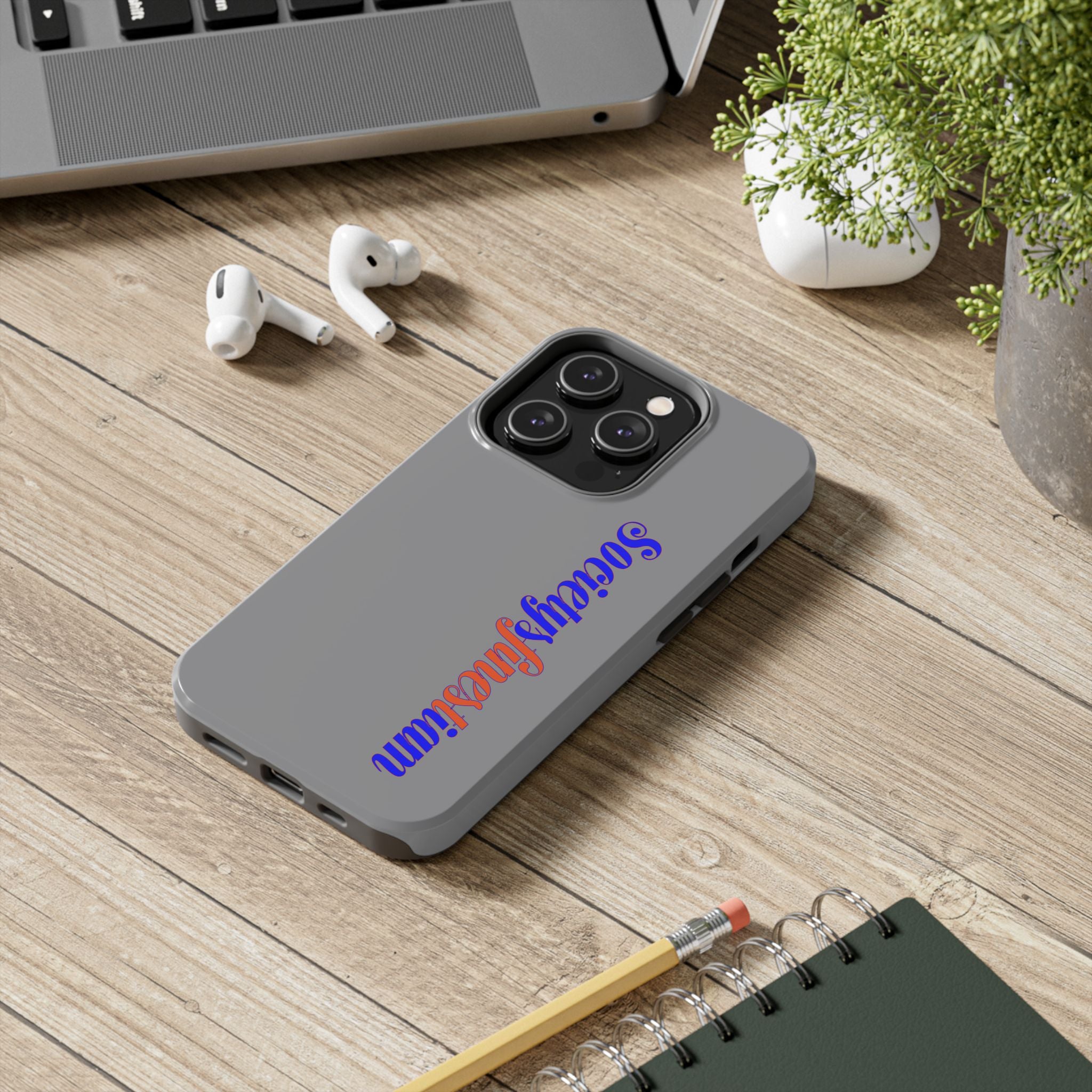 Society's Finest iam Tough Phone Case — Bold Political Statement Protective Cover