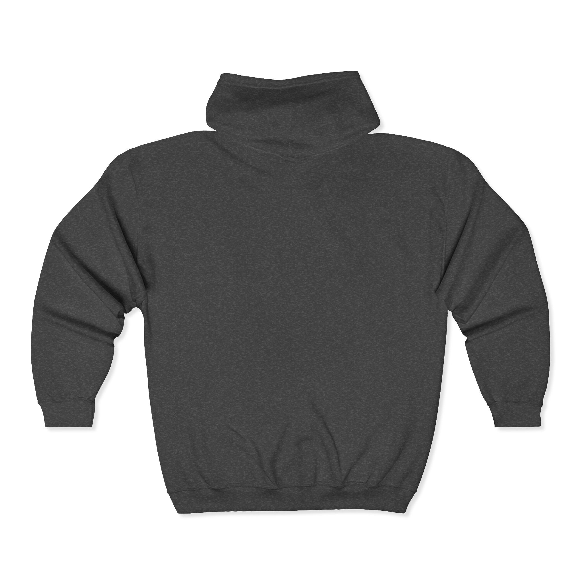 Society’s Finest Crew Zip Hoodie — Retro Blue & Green Script Full-Zip Sweatshirt