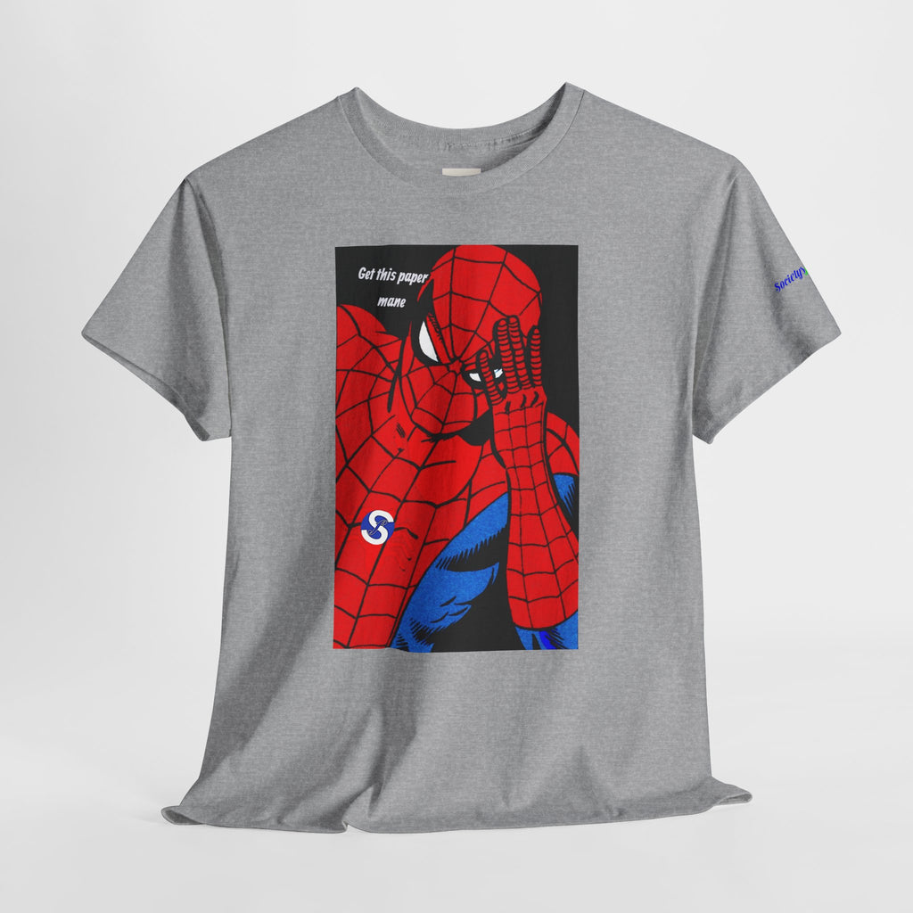 (SF)  Comic Tee — "Get This Paper?" Retro Pop Art T-Shirt