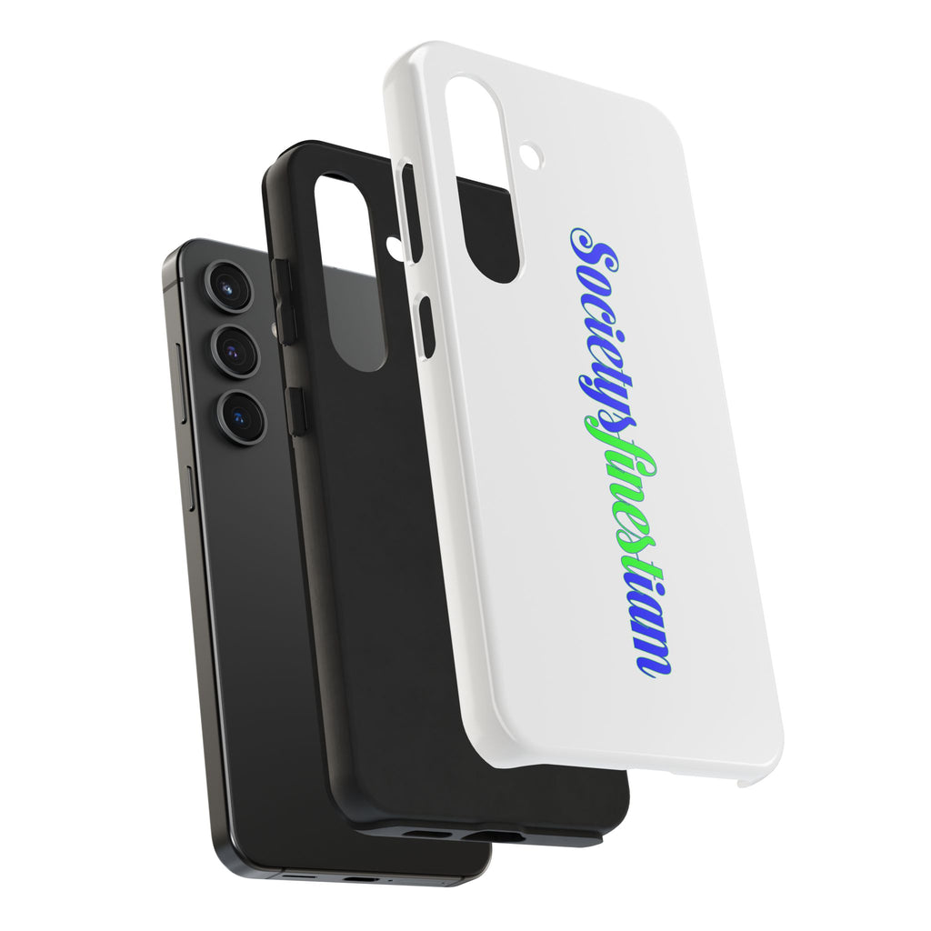 Society’s Finest-iam Tough Phone Case — Colorful Script Protective Phone Cover
