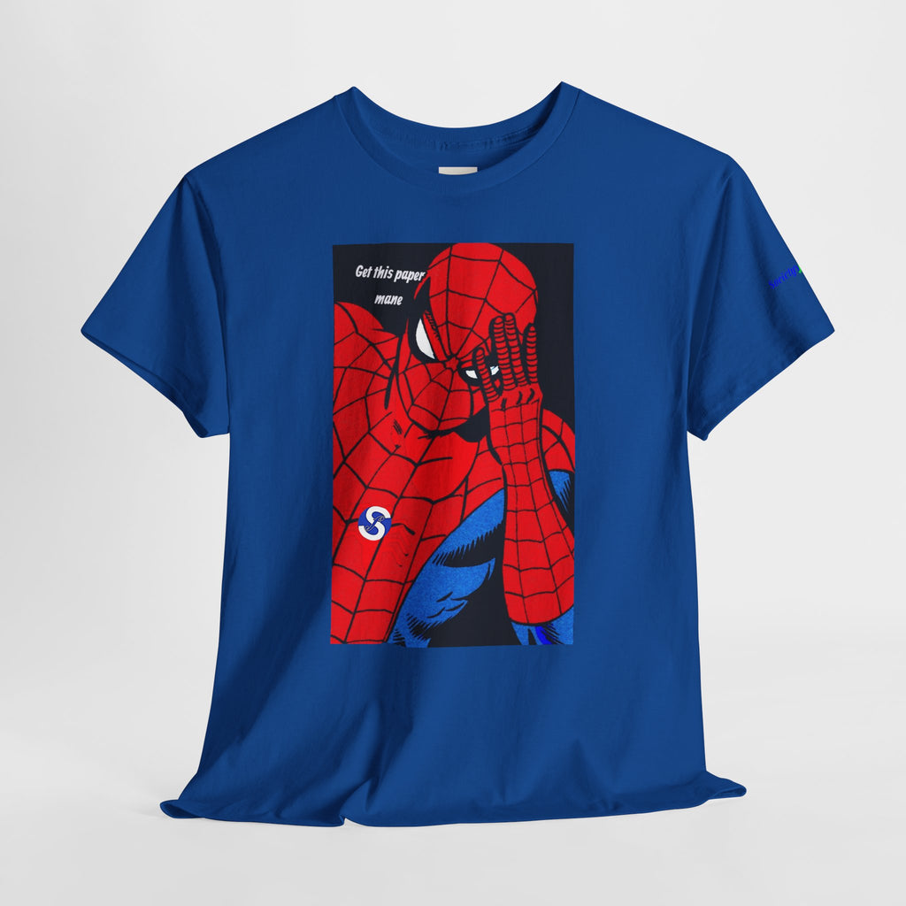 (SF)  Comic Tee — "Get This Paper?" Retro Pop Art T-Shirt