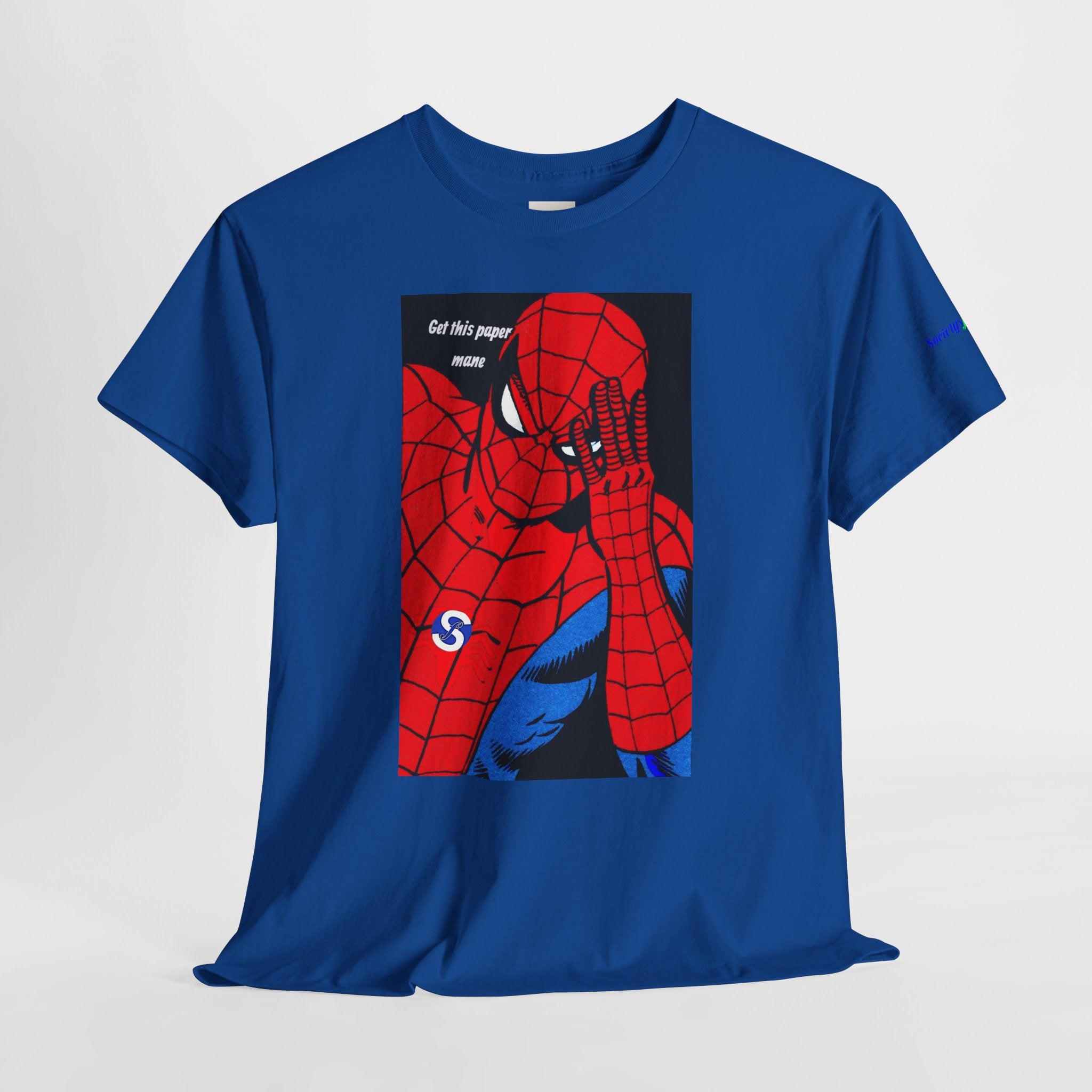 (SF)  Comic Tee — "Get This Paper?" Retro Pop Art T-Shirt