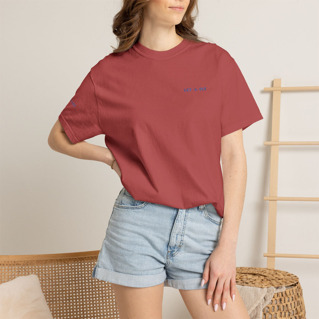 Minimalist T‑Shirt — Garment‑Dyed Casual Tee