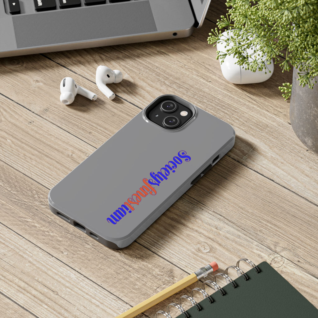 Society's Finest iam Tough Phone Case — Bold Political Statement Protective Cover