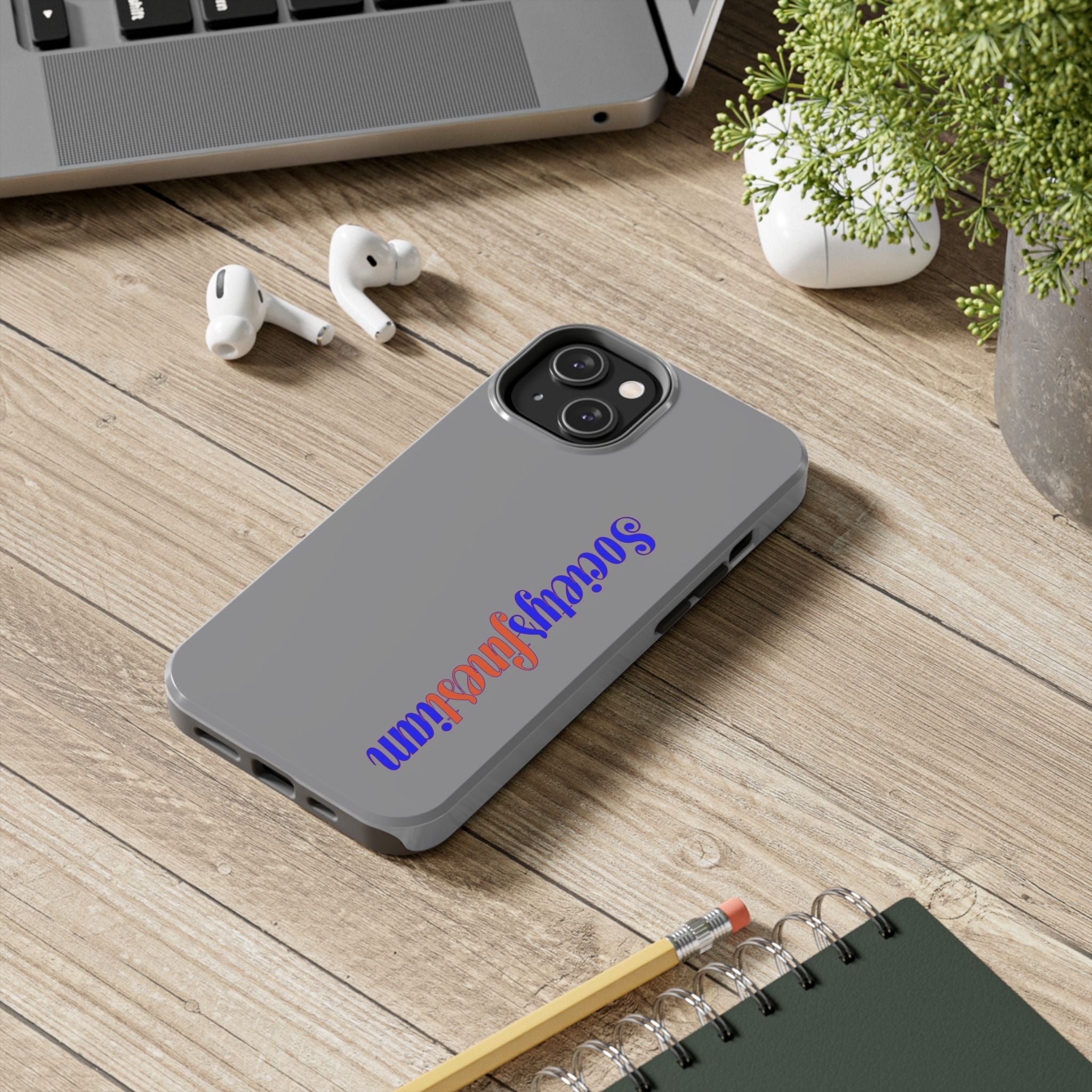 Society's Finest iam Tough Phone Case — Bold Political Statement Protective Cover