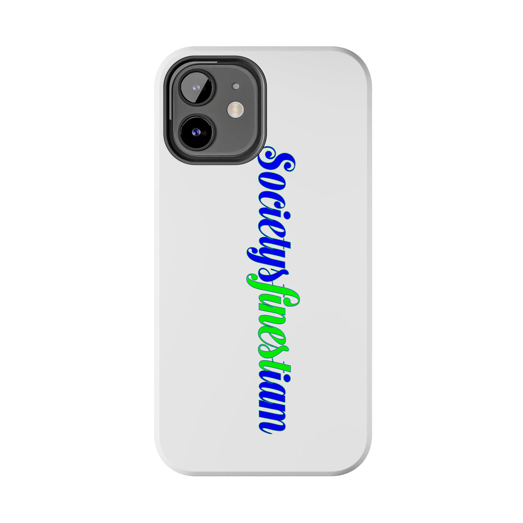 Society’s Finest-iam Tough Phone Case — Colorful Script Protective Phone Cover