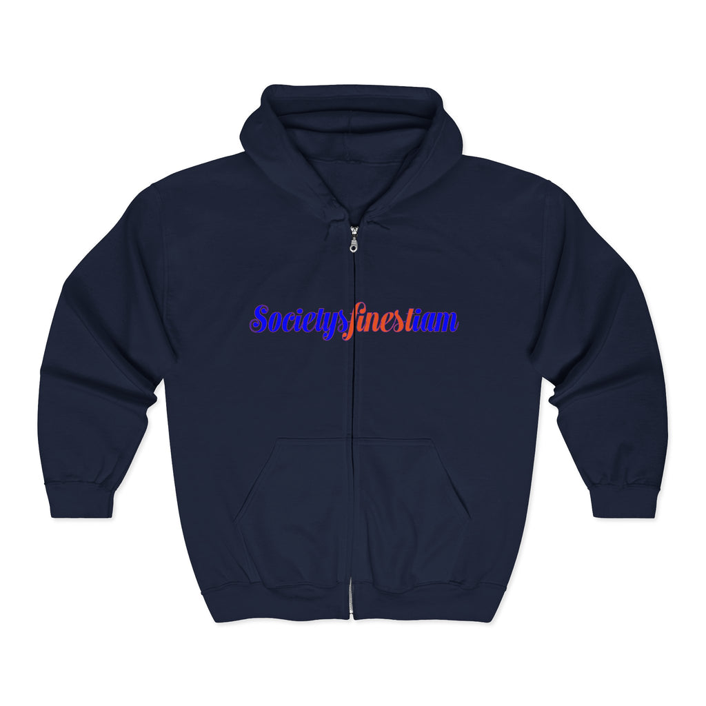 Zip Hoodie — "SocietysfinestIam" Pullover