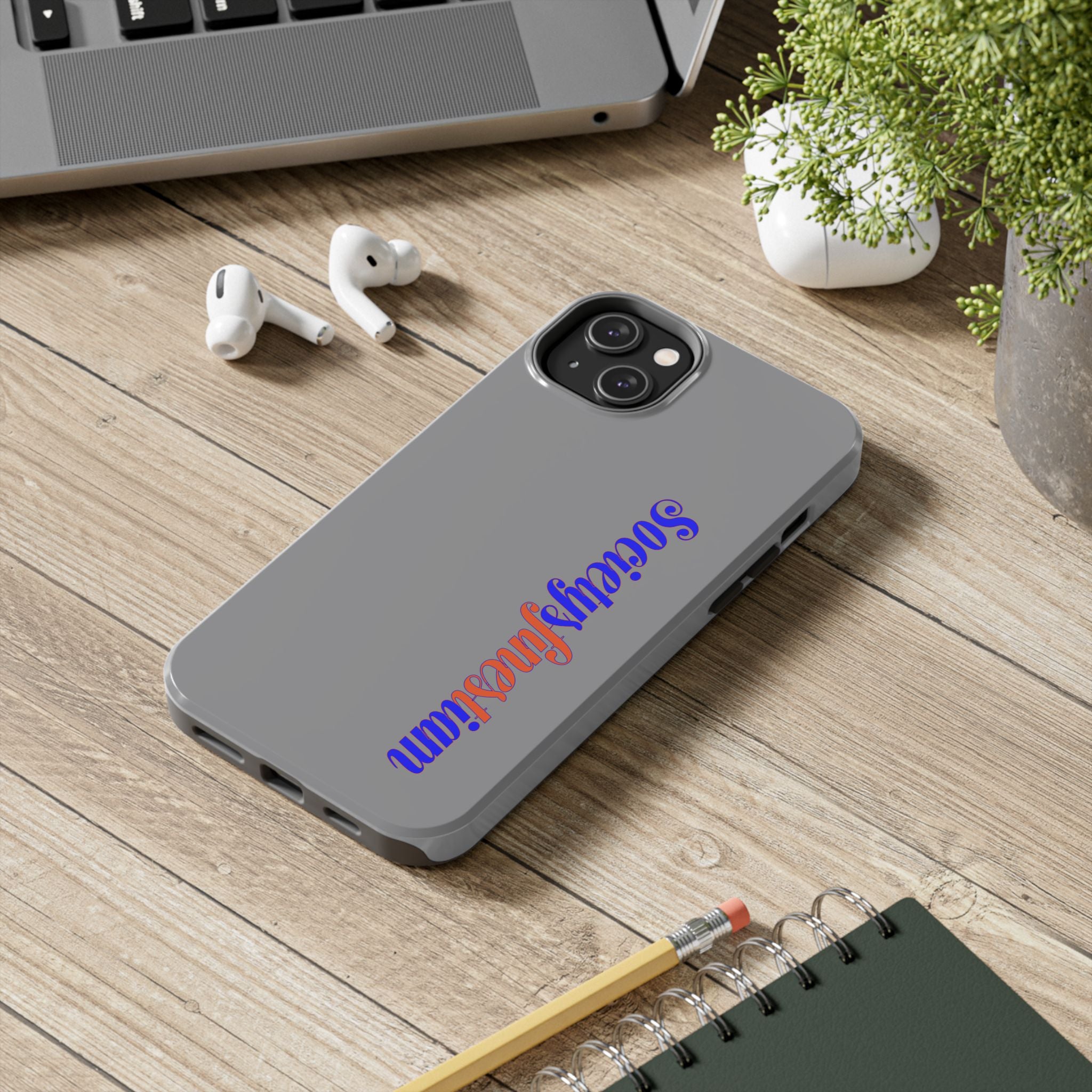 Society's Finest iam Tough Phone Case — Bold Political Statement Protective Cover