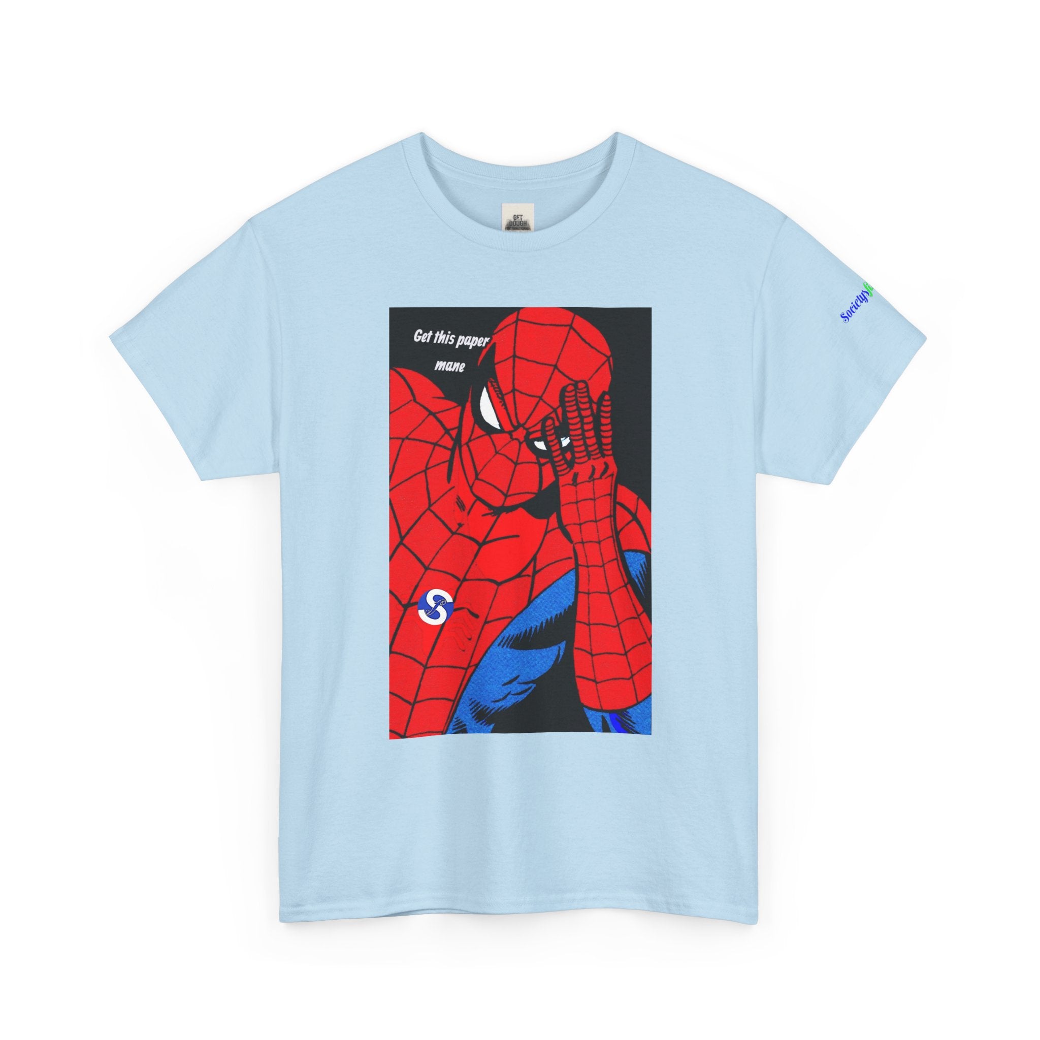 (SF)  Comic Tee — "Get This Paper?" Retro Pop Art T-Shirt