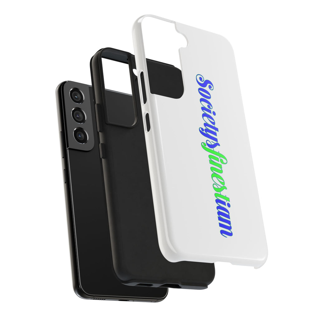 Society’s Finest-iam Tough Phone Case — Colorful Script Protective Phone Cover
