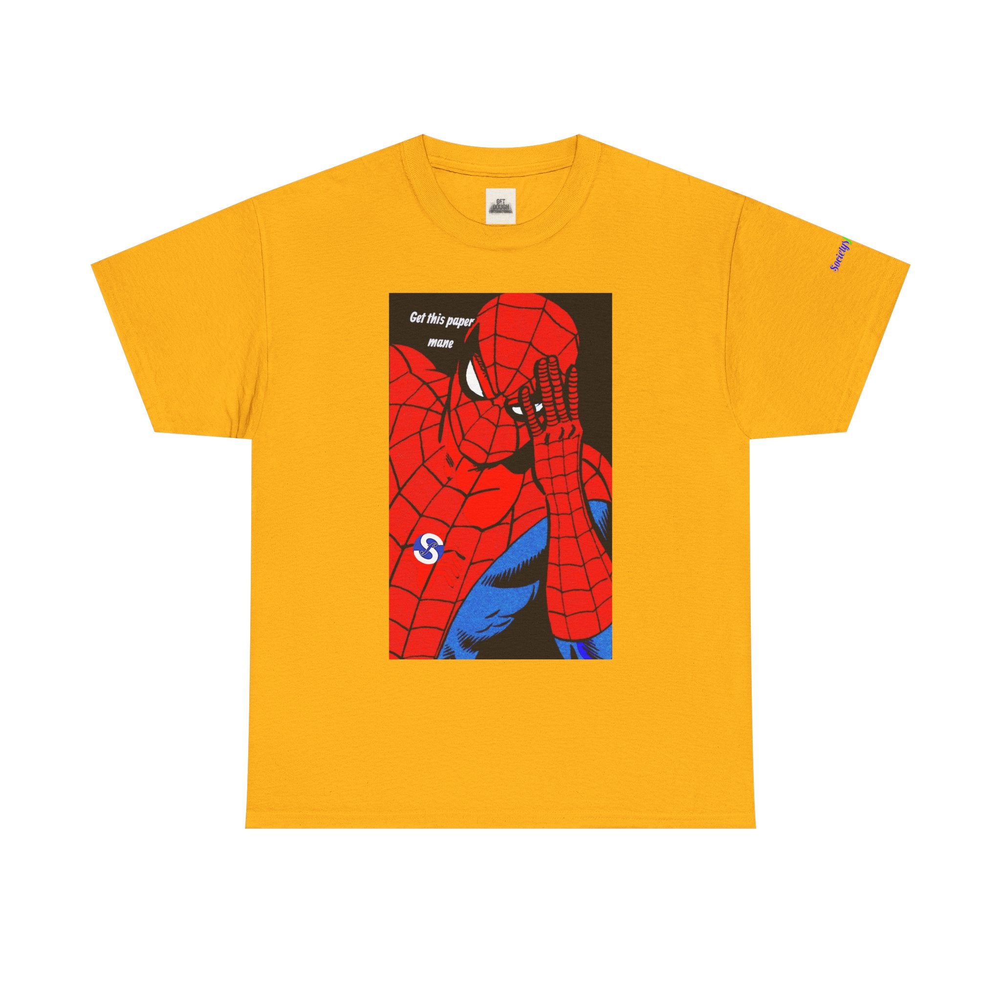 (SF)  Comic Tee — "Get This Paper?" Retro Pop Art T-Shirt