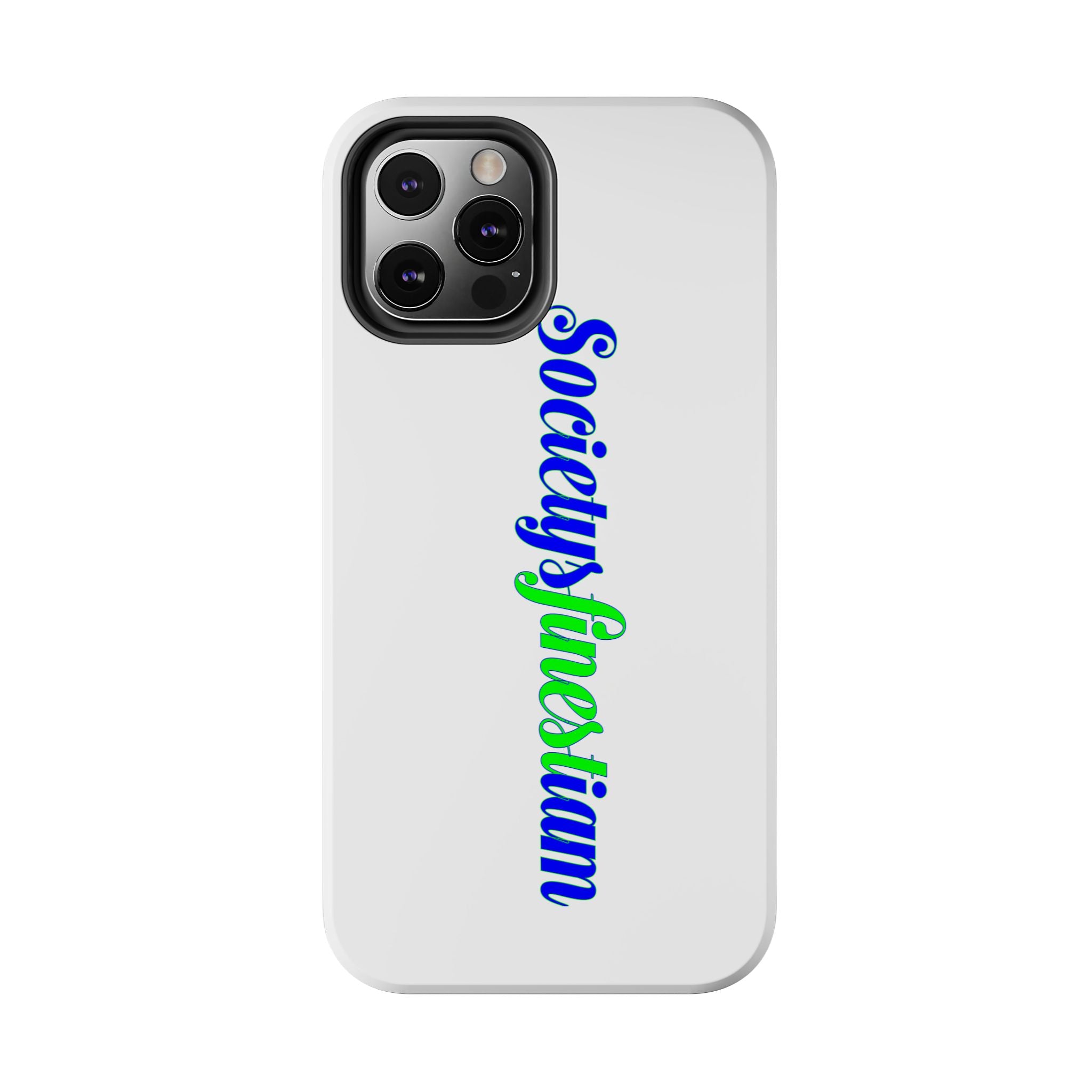 Society’s Finest-iam Tough Phone Case — Colorful Script Protective Phone Cover