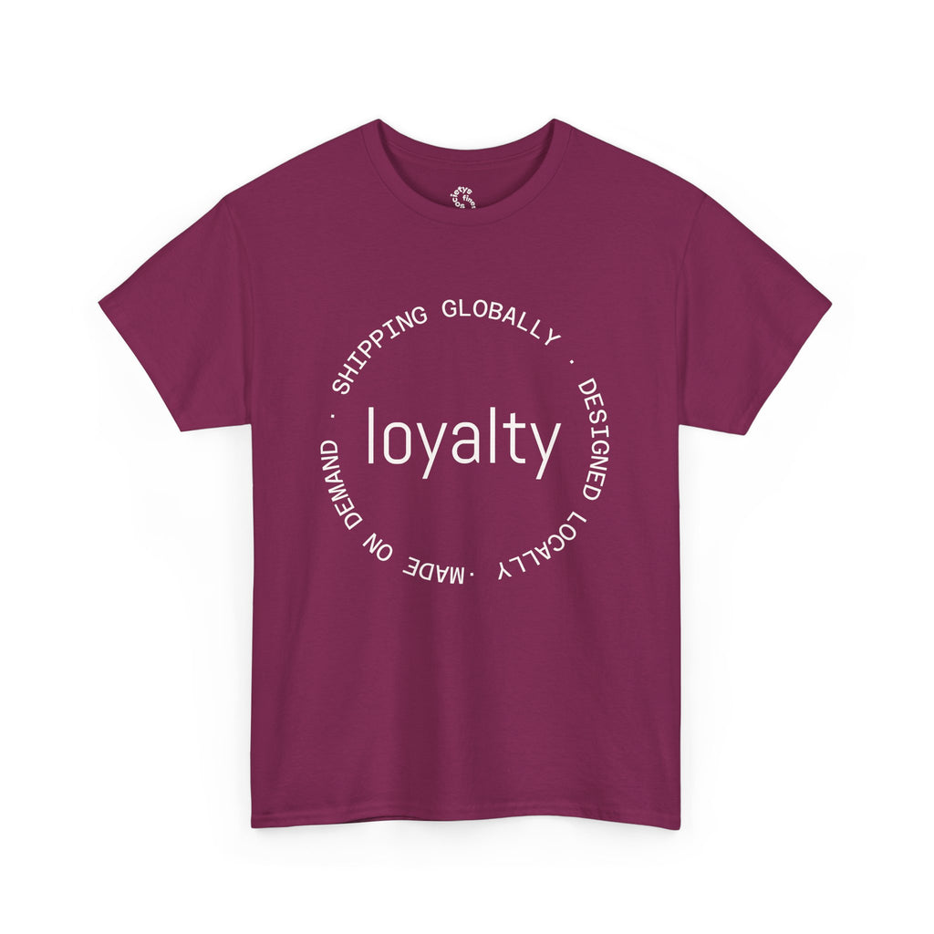 Loyalty Unisex Heavy Cotton Tee, Casual Wear, Gift for Friends, Everyday Comfort, Ideal for Birthdays, Statement Tee