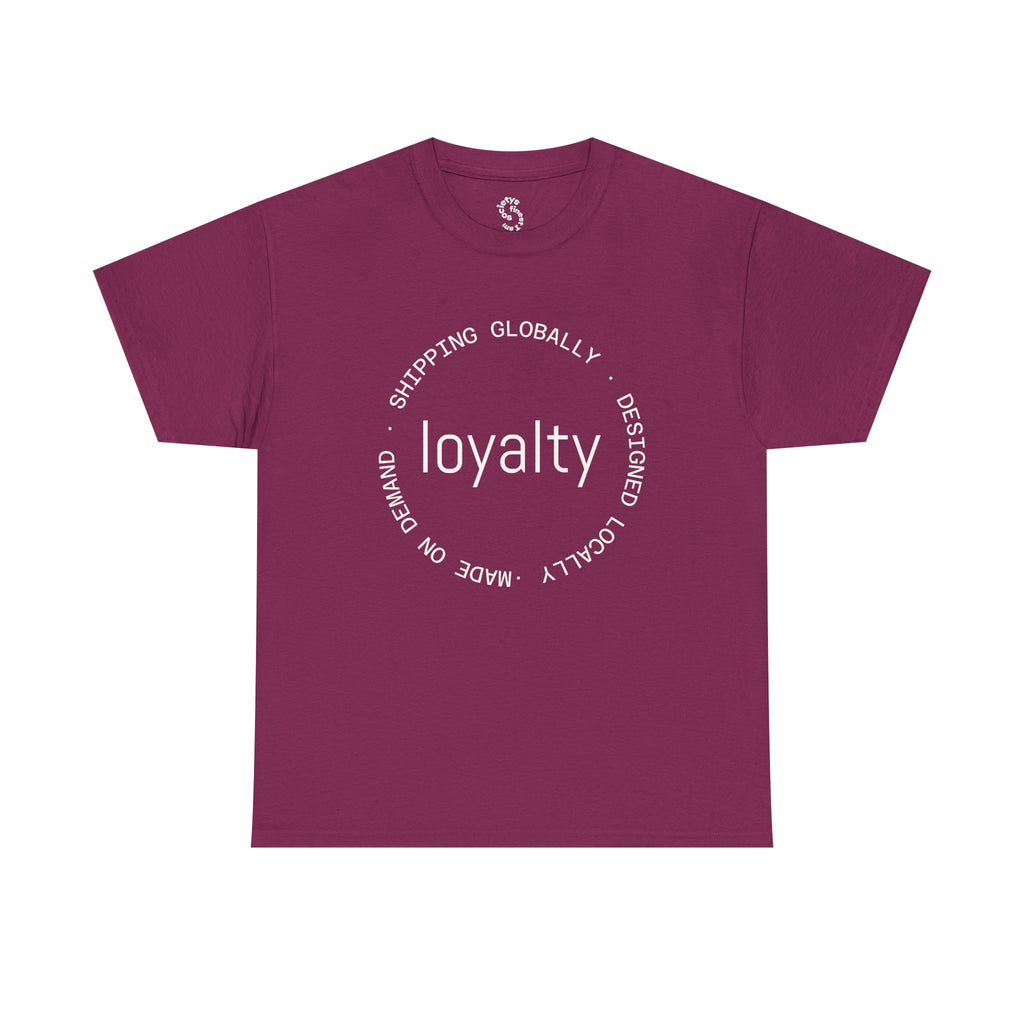 Loyalty Unisex Heavy Cotton Tee, Casual Wear, Gift for Friends, Everyday Comfort, Ideal for Birthdays, Statement Tee
