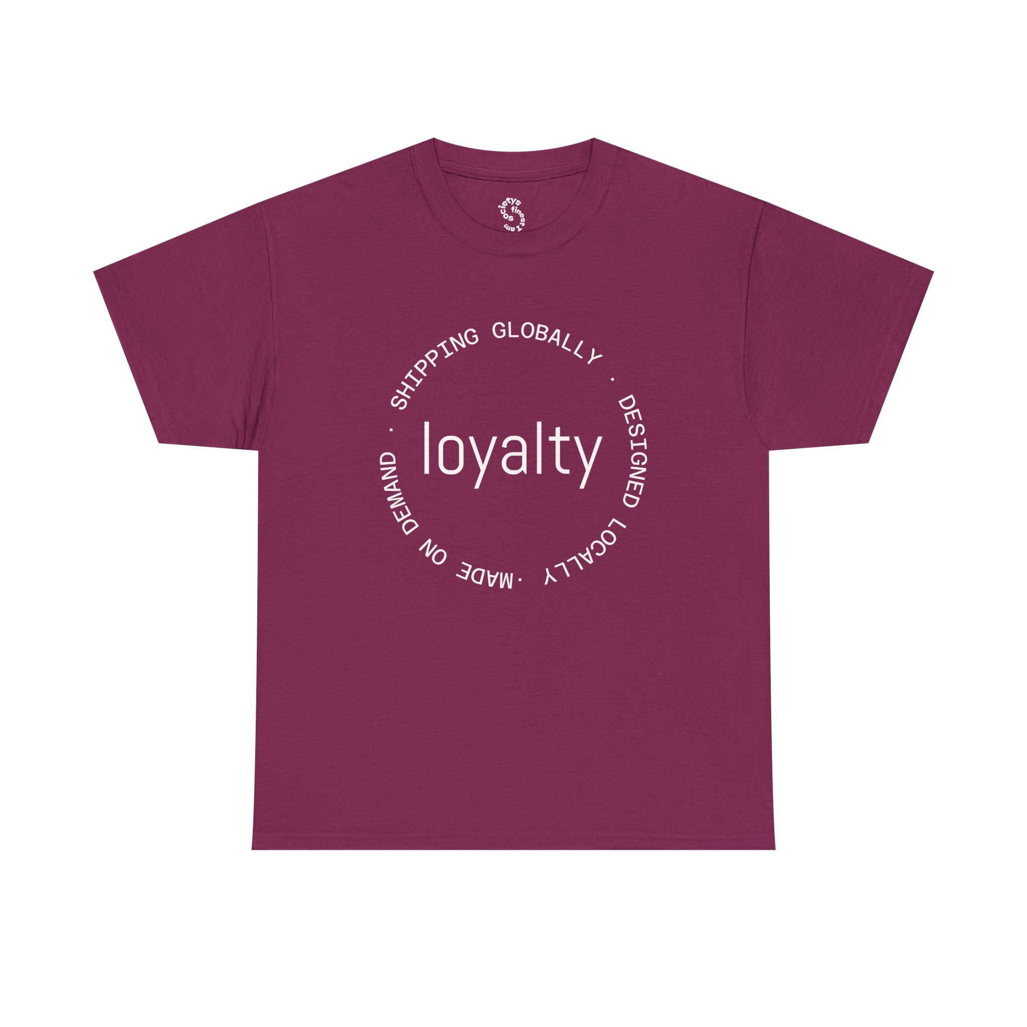 Loyalty Unisex Heavy Cotton Tee, Casual Wear, Gift for Friends, Everyday Comfort, Ideal for Birthdays, Statement Tee