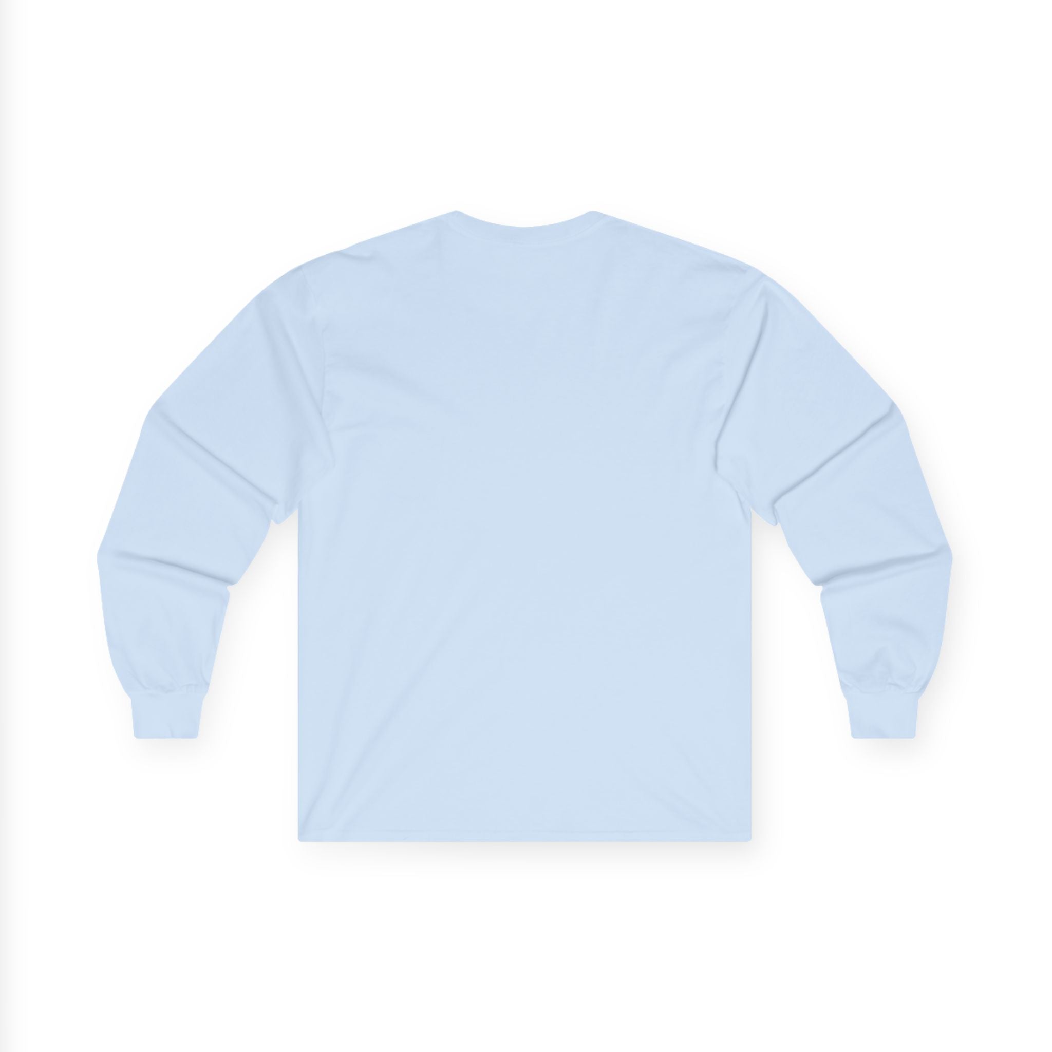 Long Sleeve Tee — "My Ideal Body Weight Is Yours On Mine" Graphic