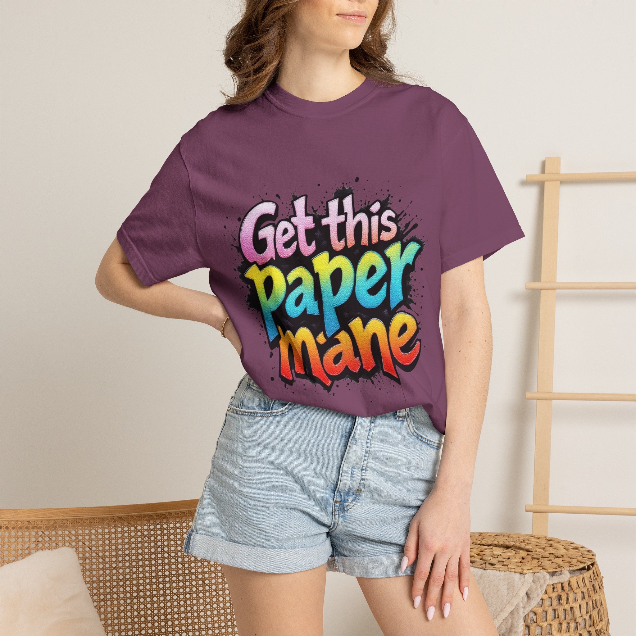 Get This Paper Mane T-Shirt — Colorful Graffiti Money Graphic Tee
