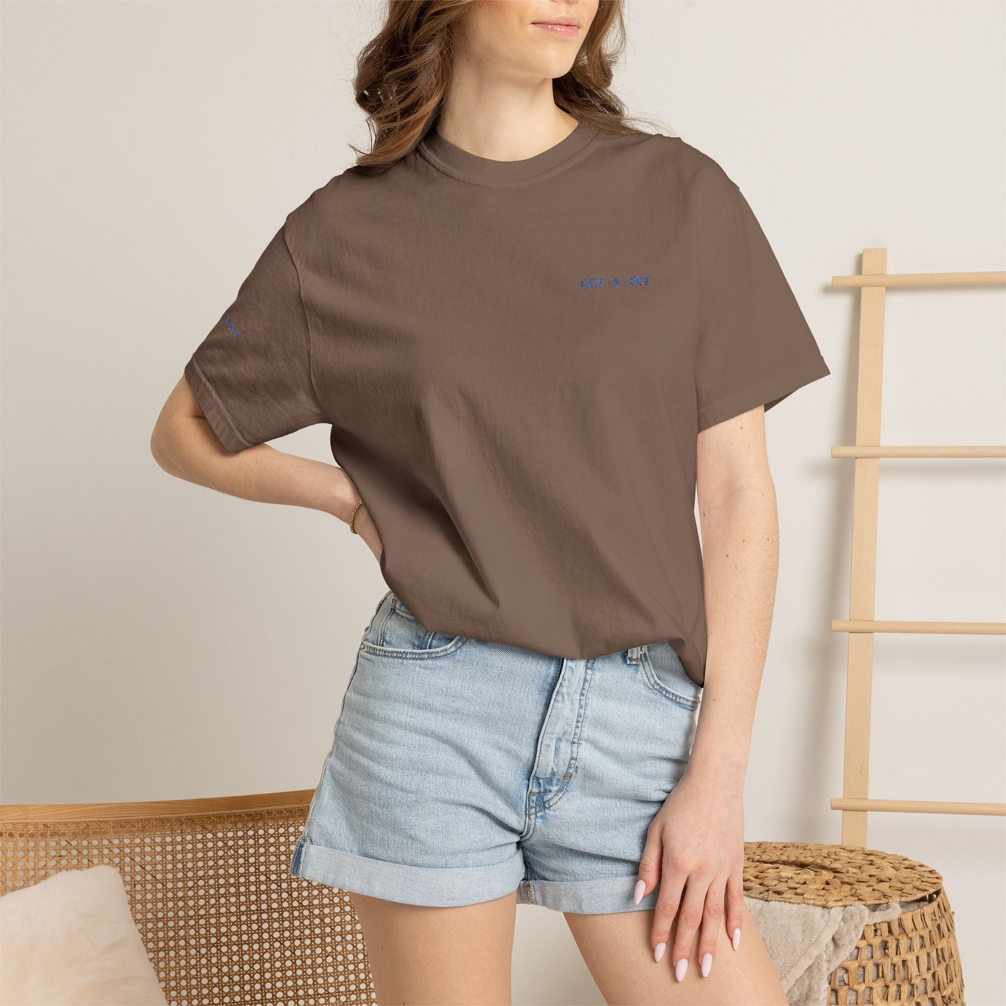 Minimalist T‑Shirt — Garment‑Dyed Casual Tee