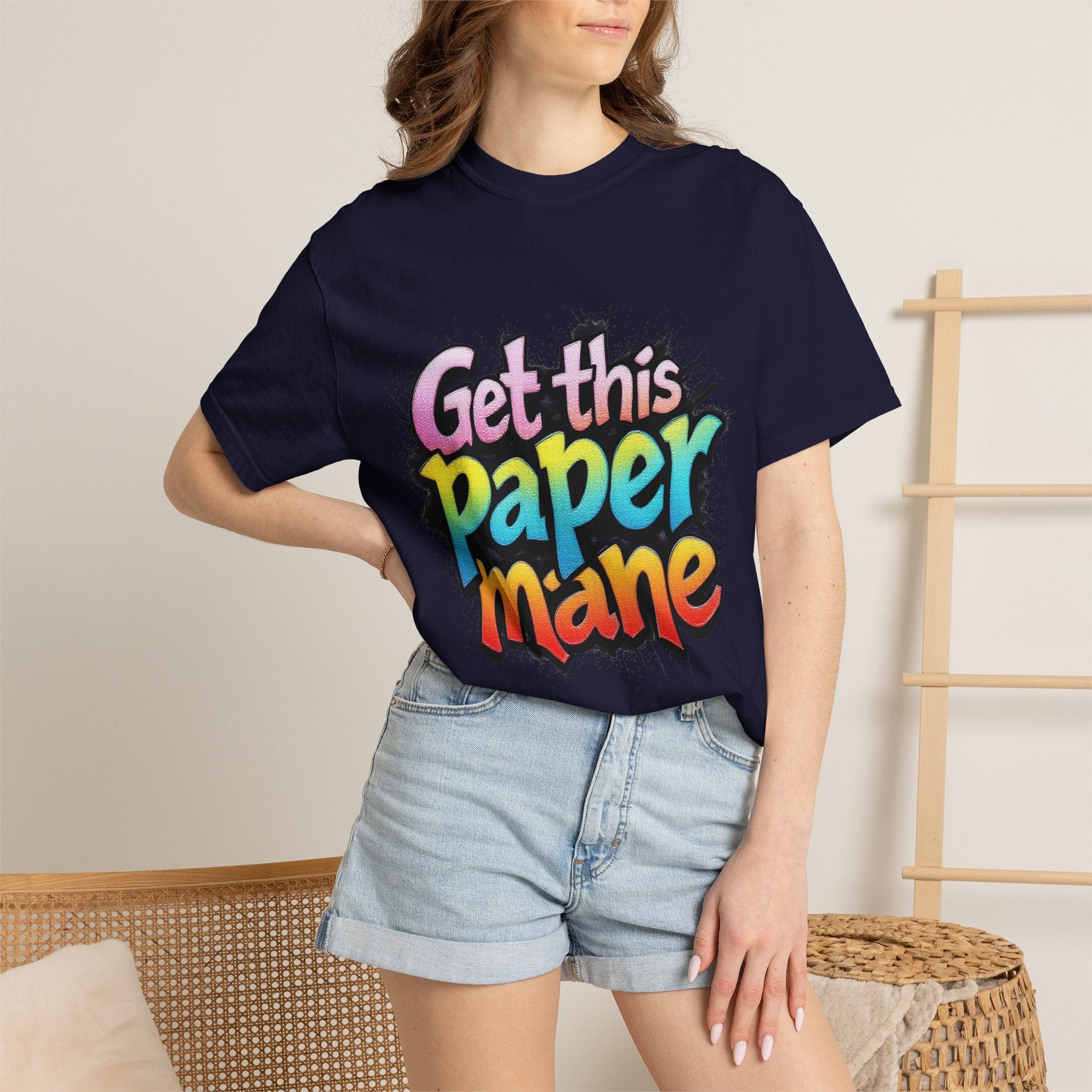 Get This Paper Mane T-Shirt — Colorful Graffiti Money Graphic Tee