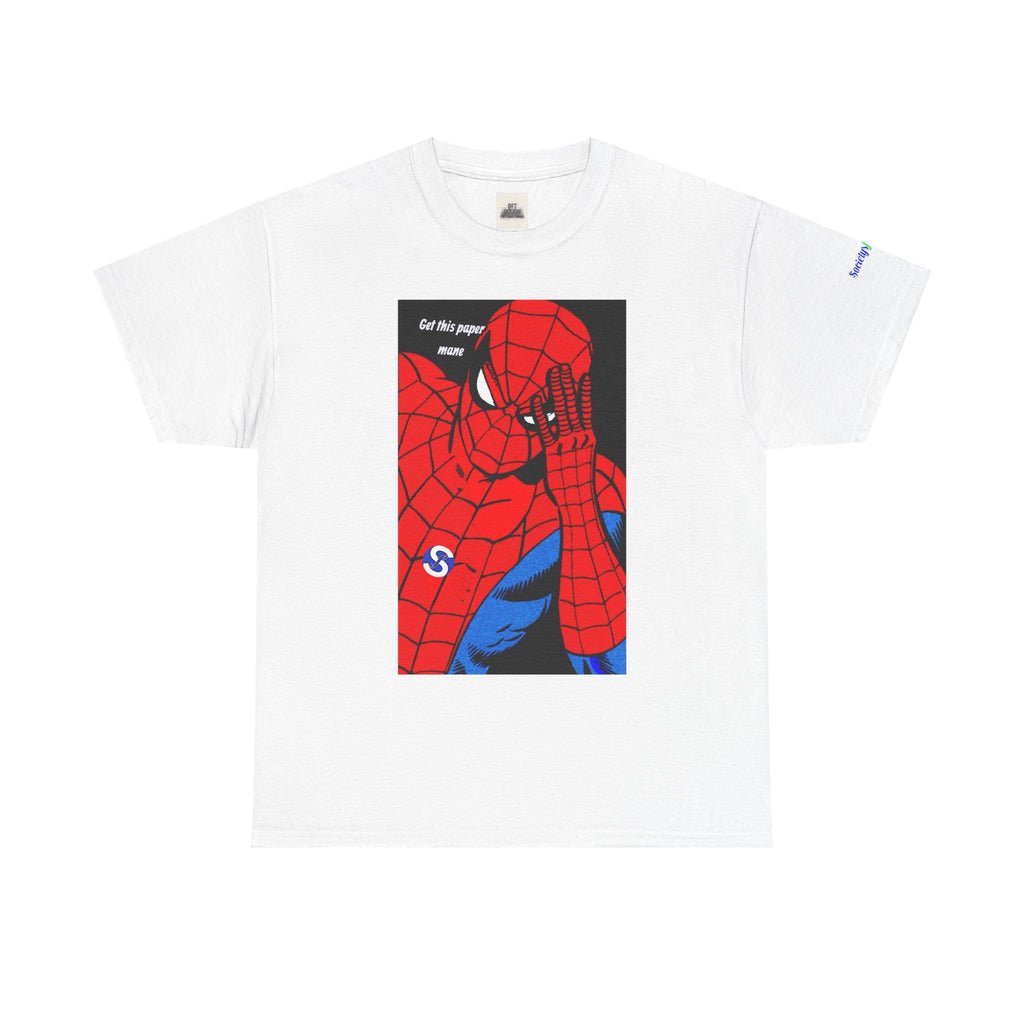 (SF)  Comic Tee — "Get This Paper?" Retro Pop Art T-Shirt
