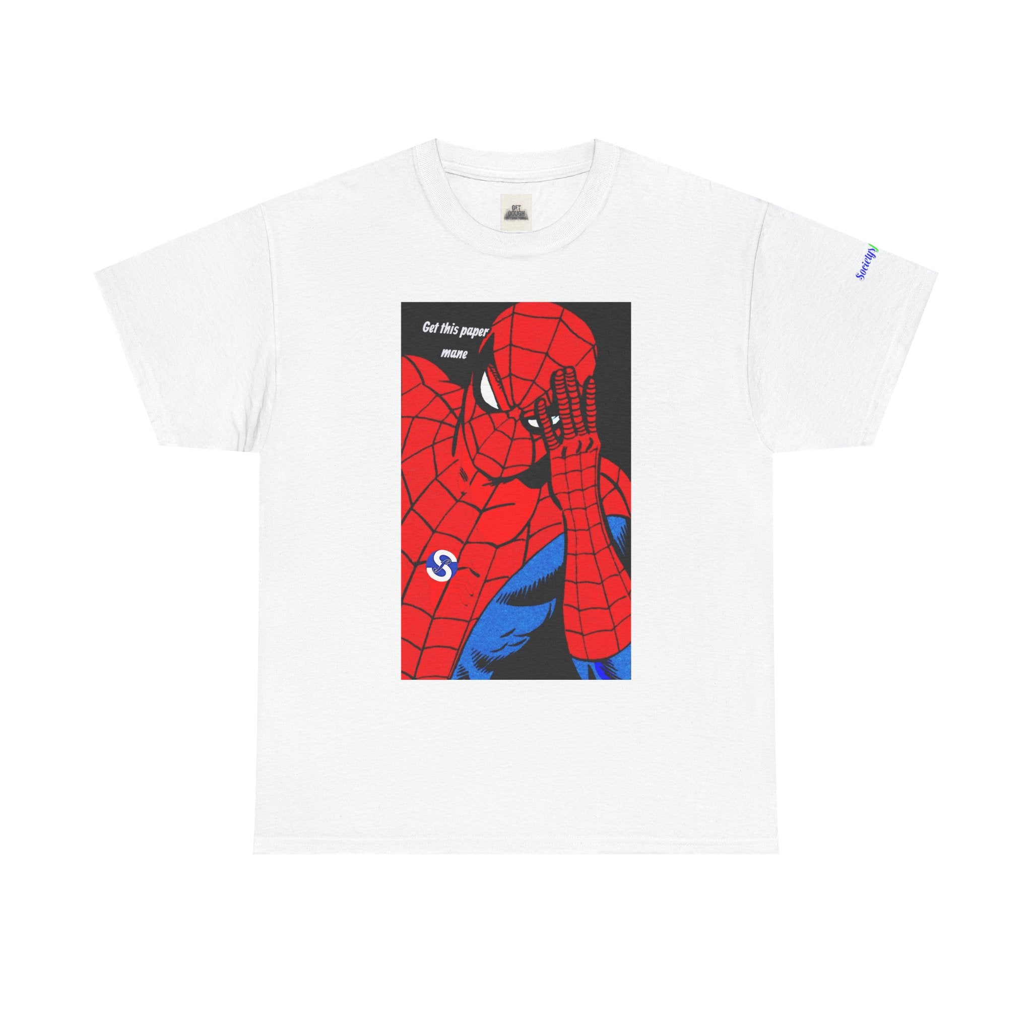 (SF)  Comic Tee — "Get This Paper?" Retro Pop Art T-Shirt