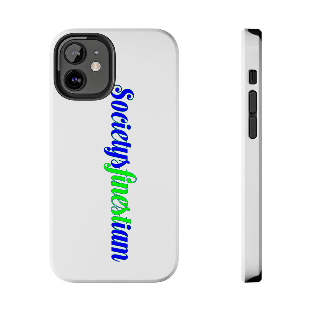 Society’s Finest-iam Tough Phone Case — Colorful Script Protective Phone Cover
