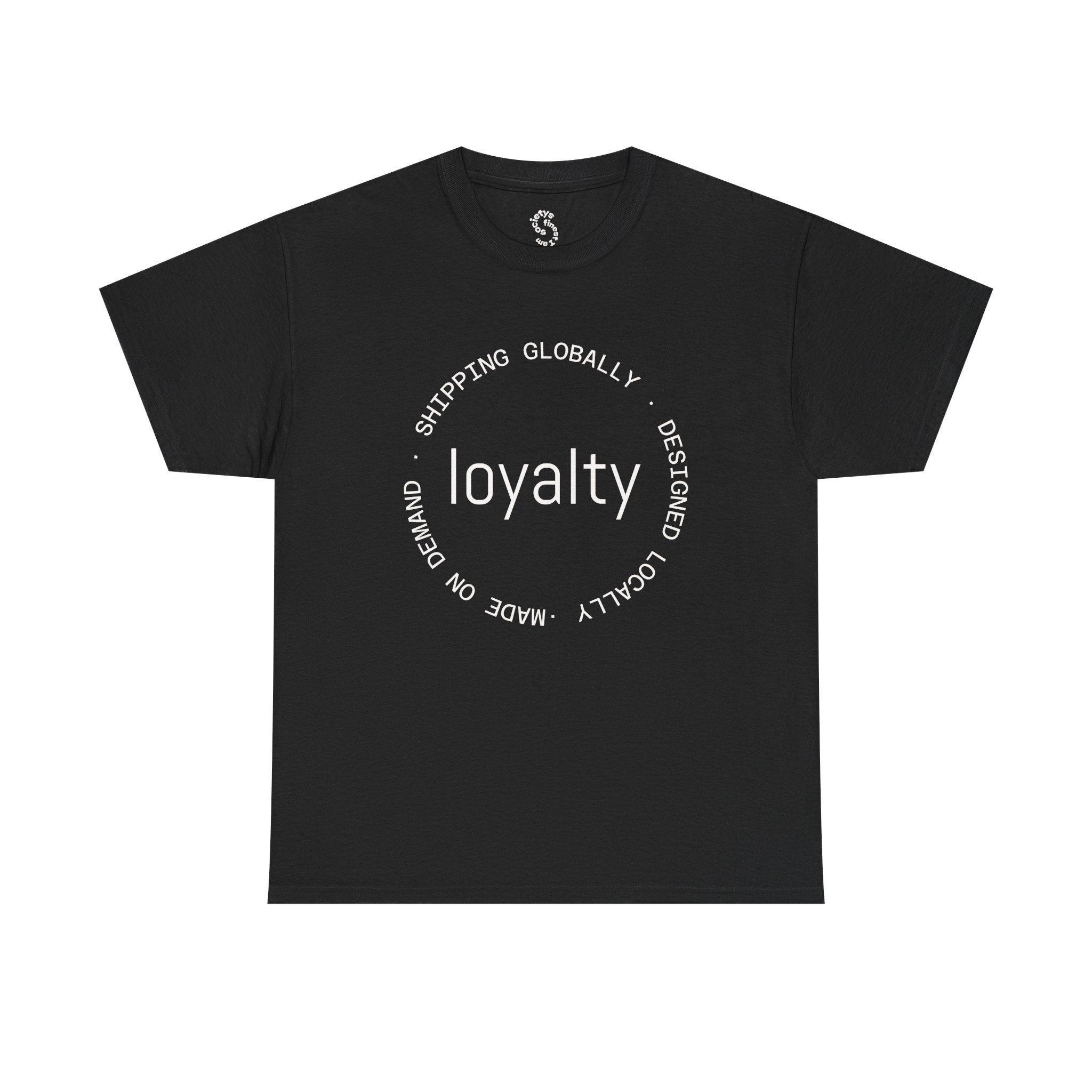 Loyalty Unisex Heavy Cotton Tee, Casual Wear, Gift for Friends, Everyday Comfort, Ideal for Birthdays, Statement Tee