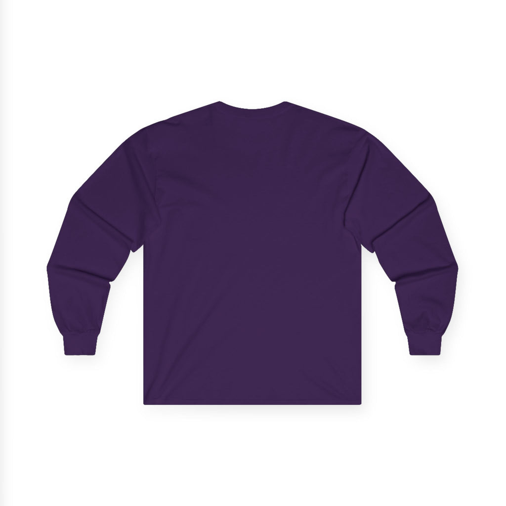 Long Sleeve Tee — "My Ideal Body Weight Is Yours On Mine" Graphic