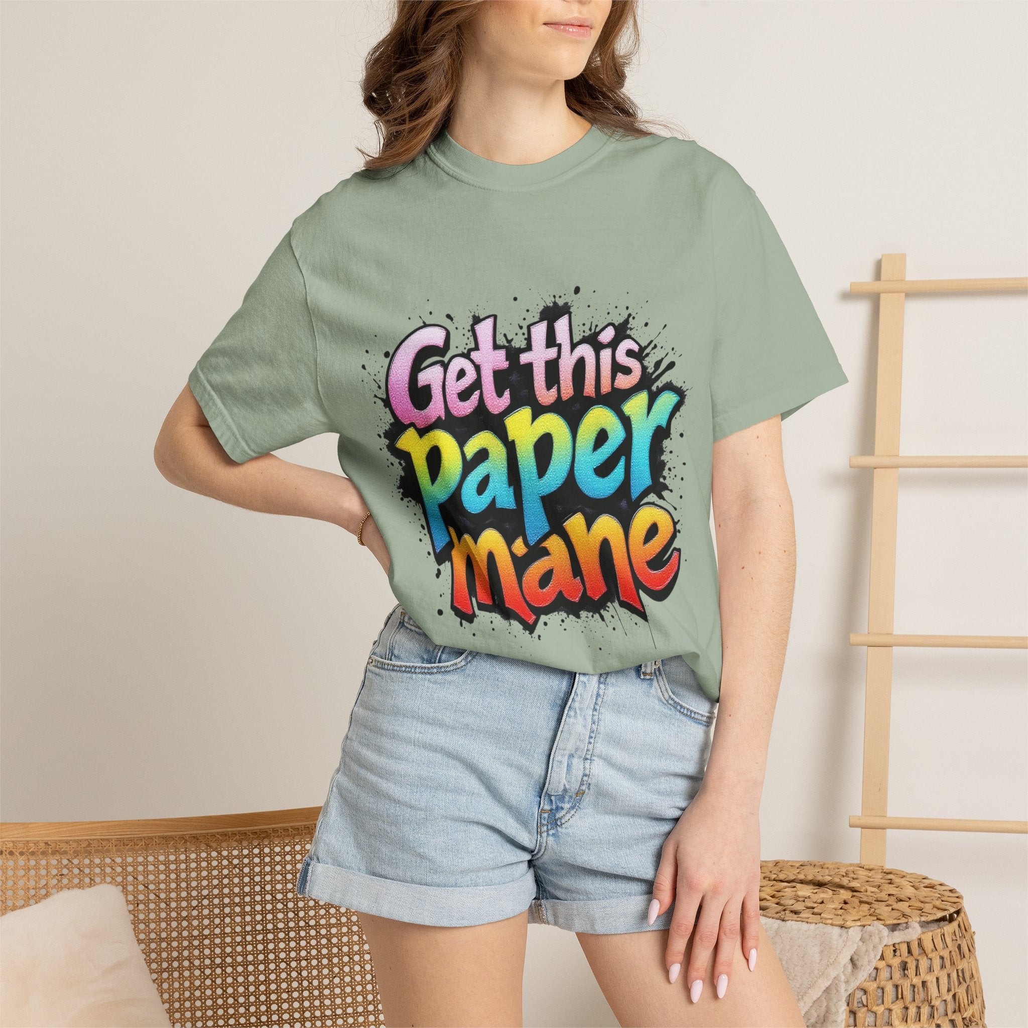 Get This Paper Mane T-Shirt — Colorful Graffiti Money Graphic Tee