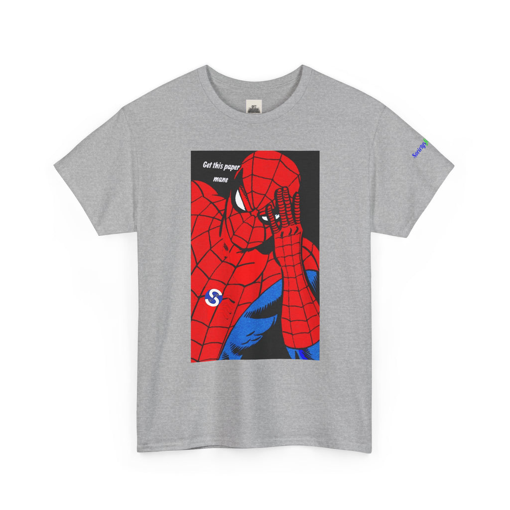 (SF)  Comic Tee — "Get This Paper?" Retro Pop Art T-Shirt