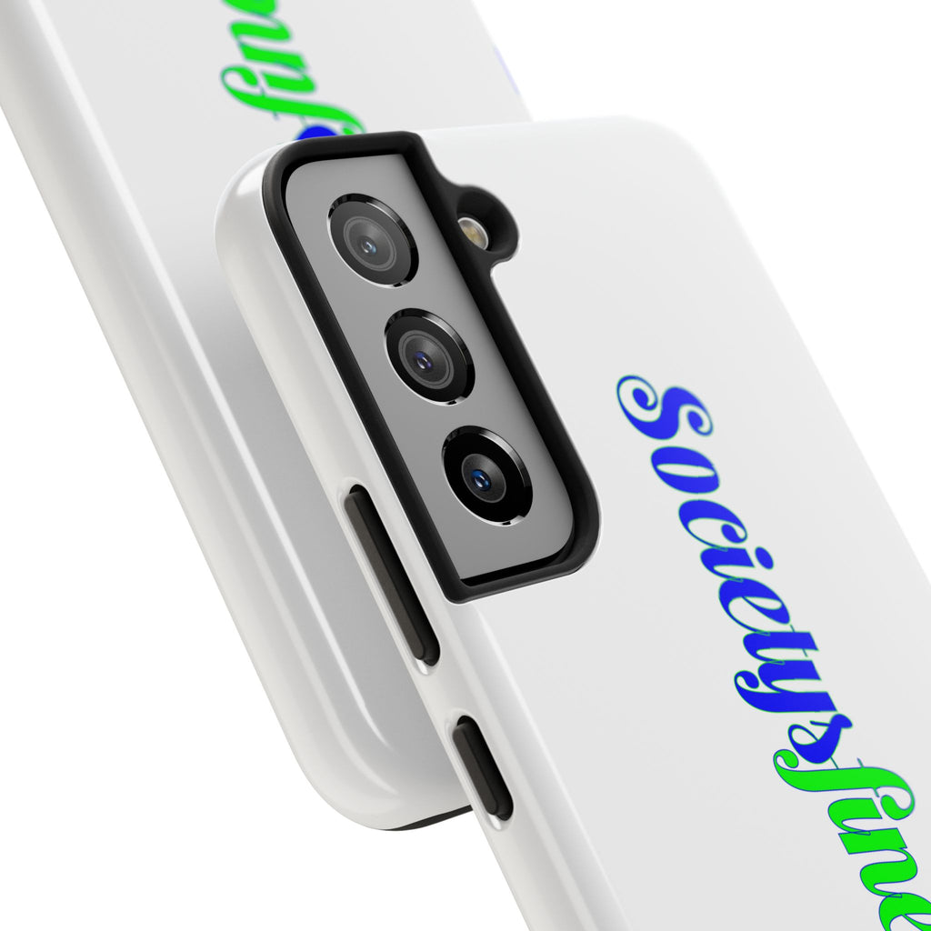 Society’s Finest-iam Tough Phone Case — Colorful Script Protective Phone Cover