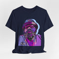 Retro Pop Art Portrait T-Shirt — Colorful Bearded Man Graphic Tee