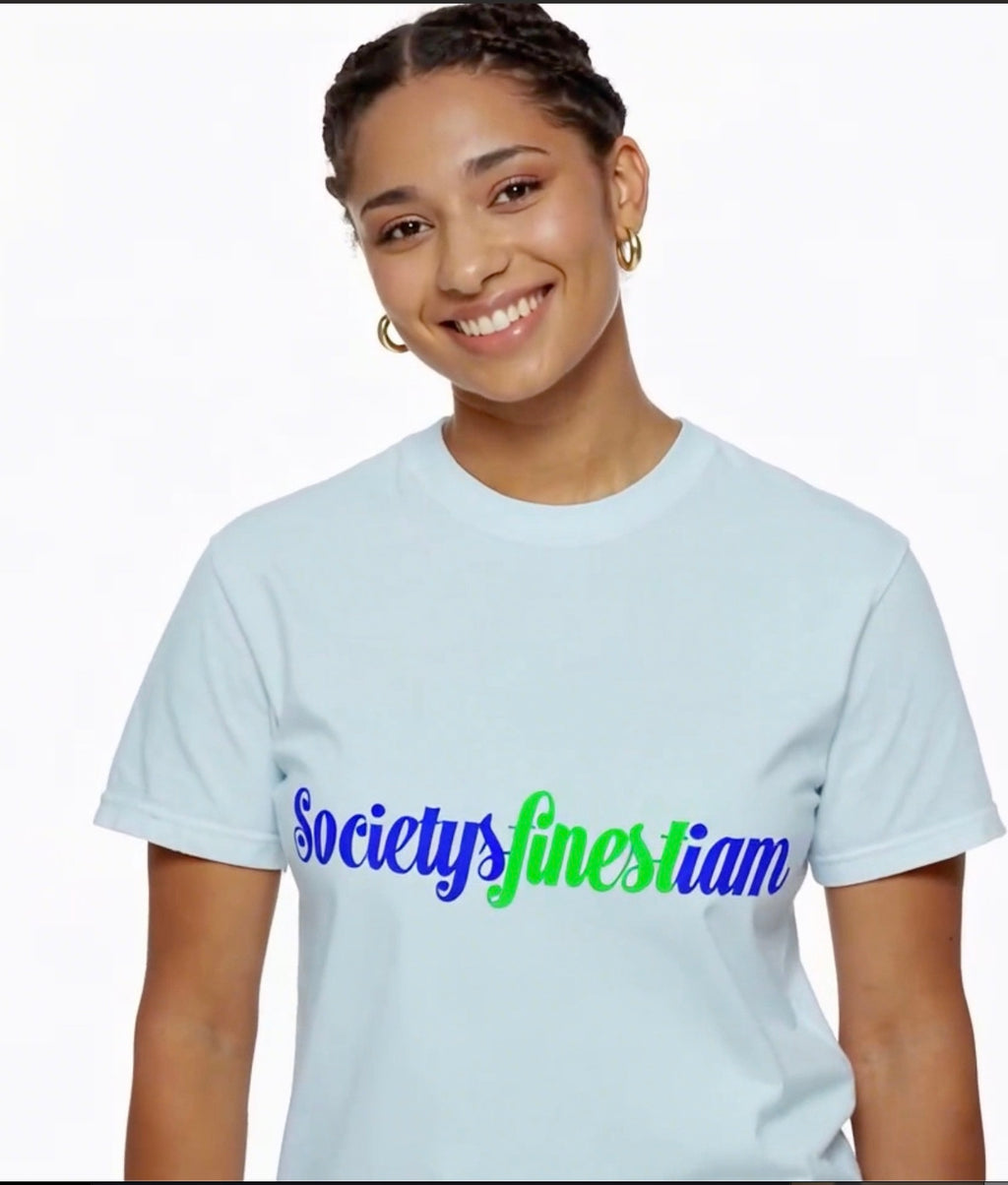 Society's Finest I Am Graphic T-Shirt — Retro Script Logo Tee
