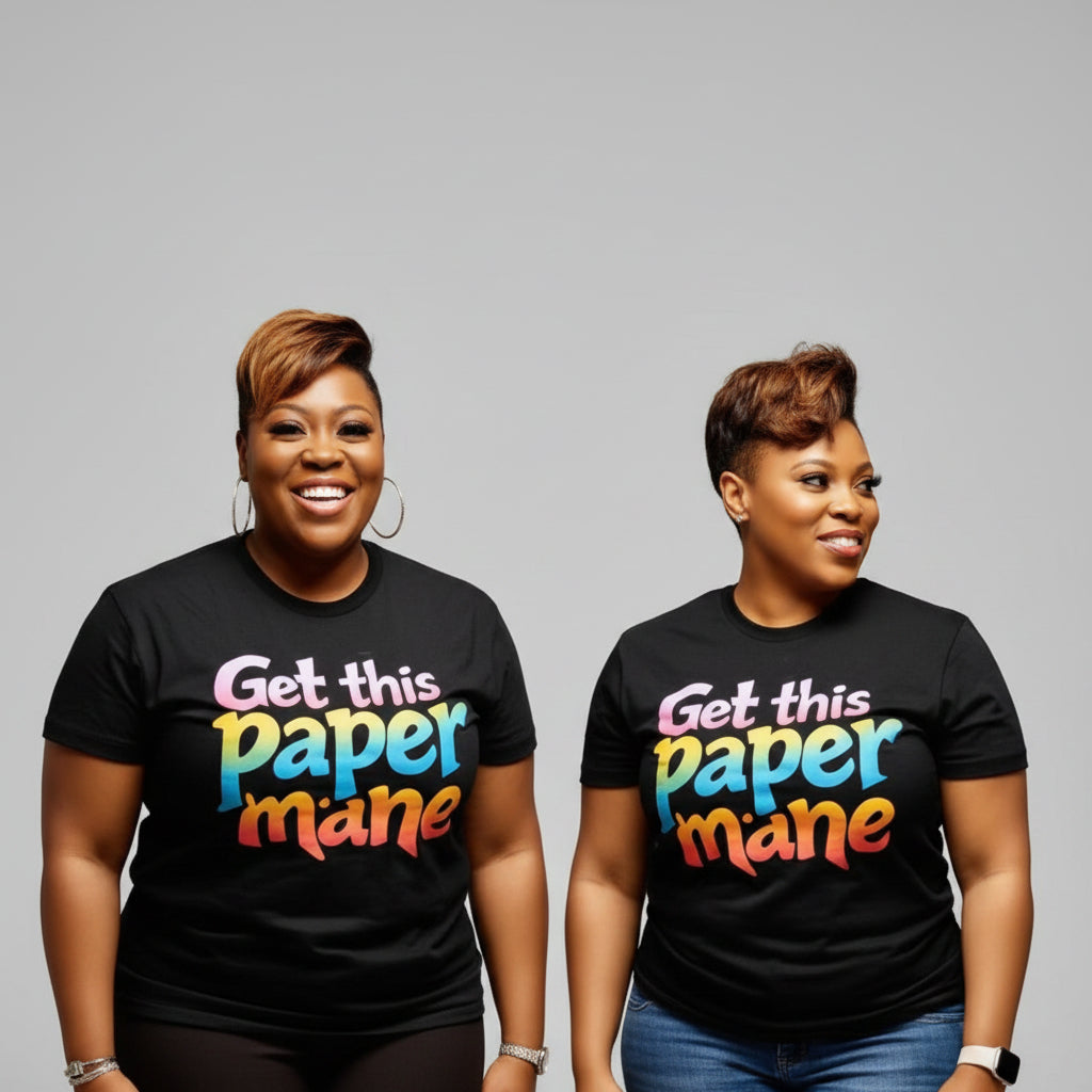Get This Paper Mane T-Shirt — Colorful Graffiti Money Graphic Tee